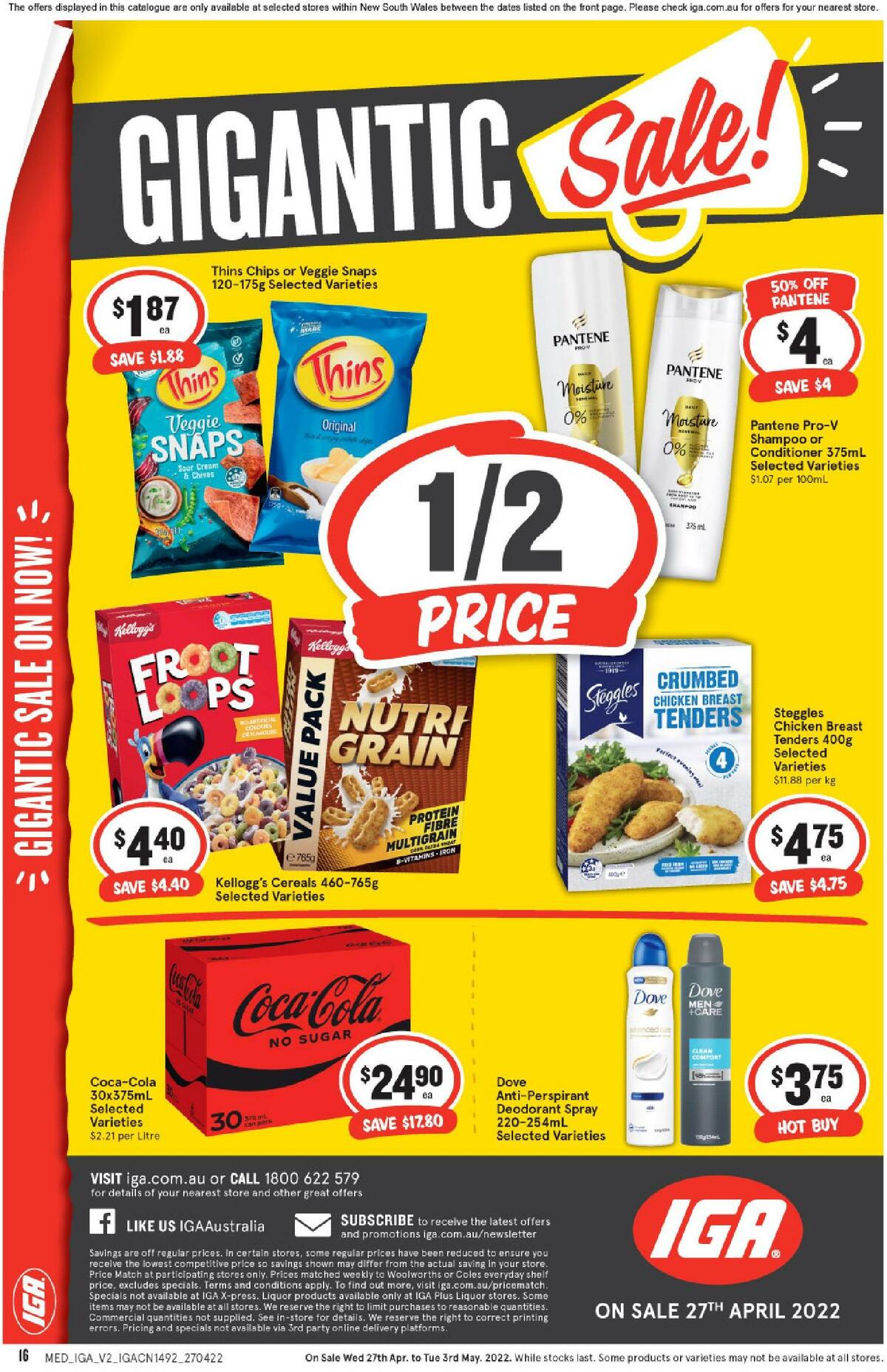 IGA Catalogues from 27 April