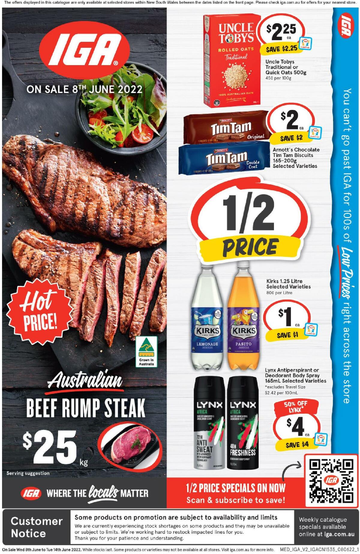 IGA Catalogues from 8 June