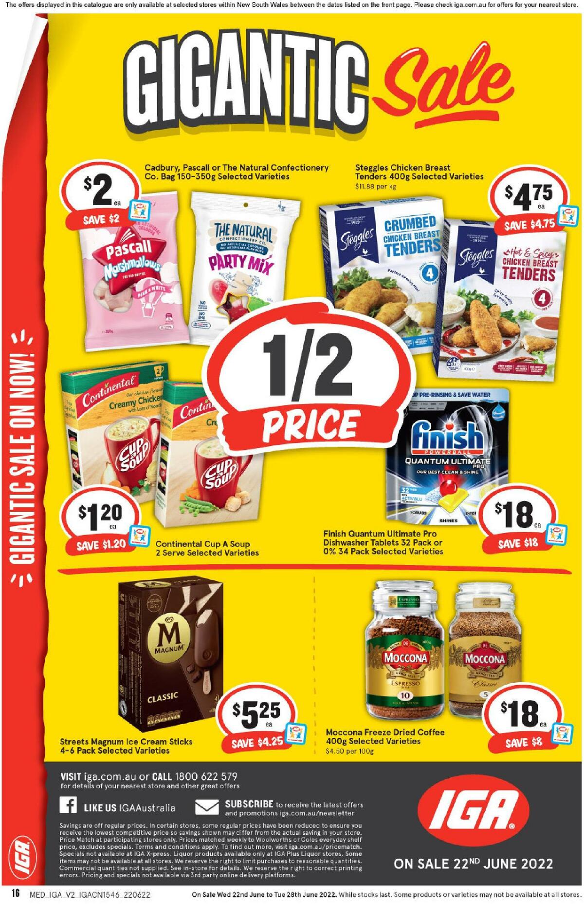 IGA Catalogues from 22 June
