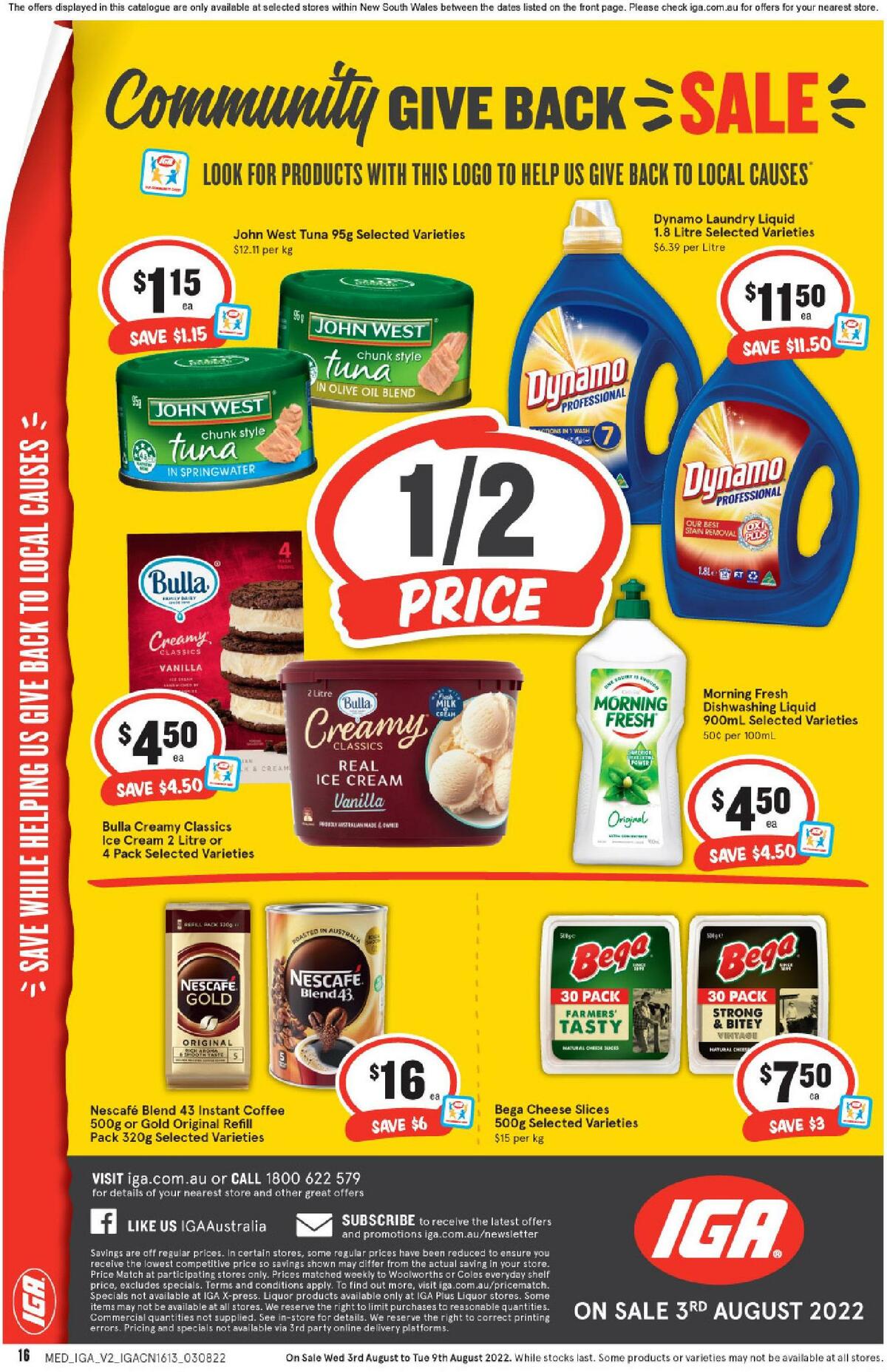 IGA Catalogues from 3 August