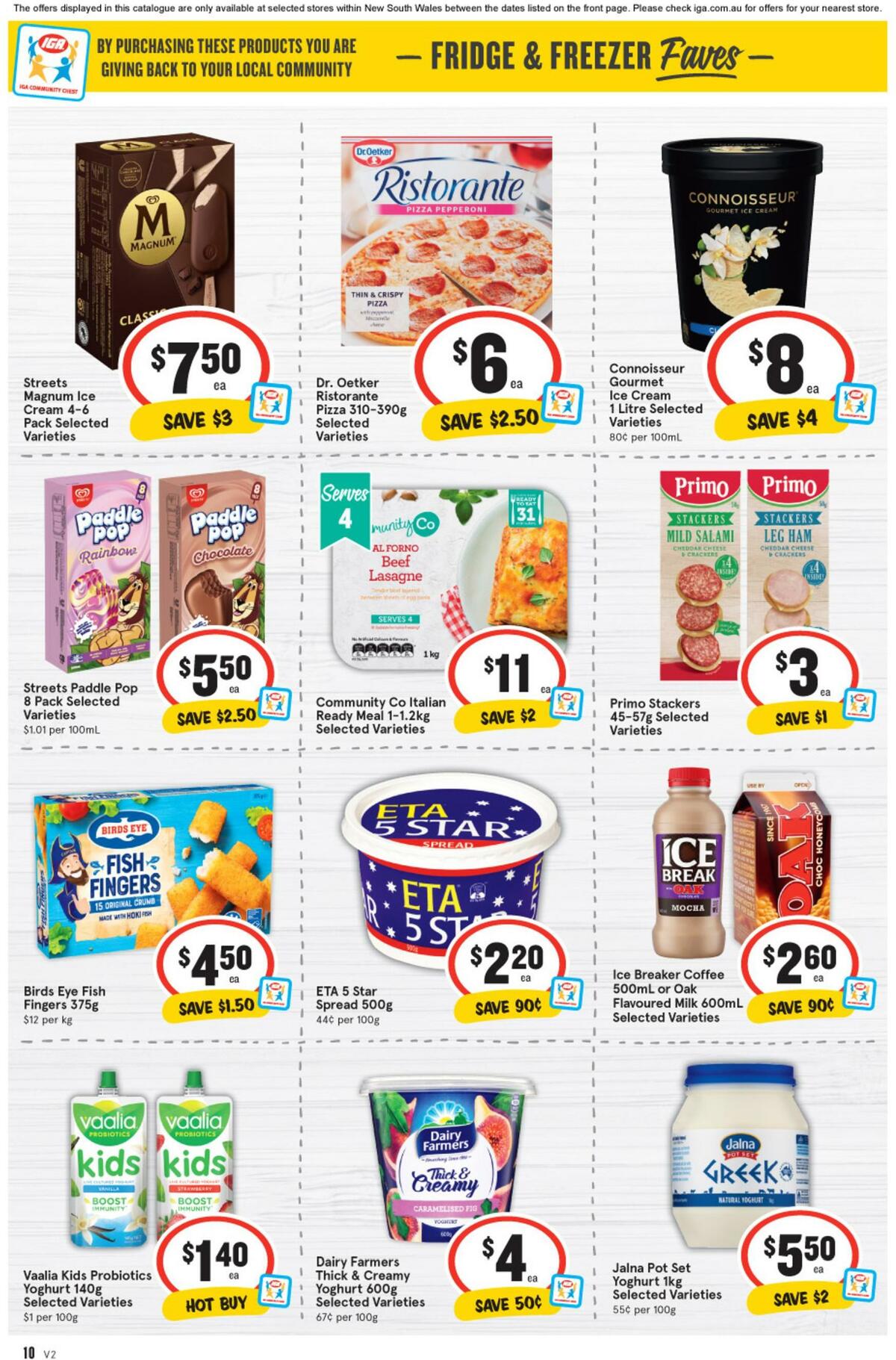 IGA Catalogues from 10 August