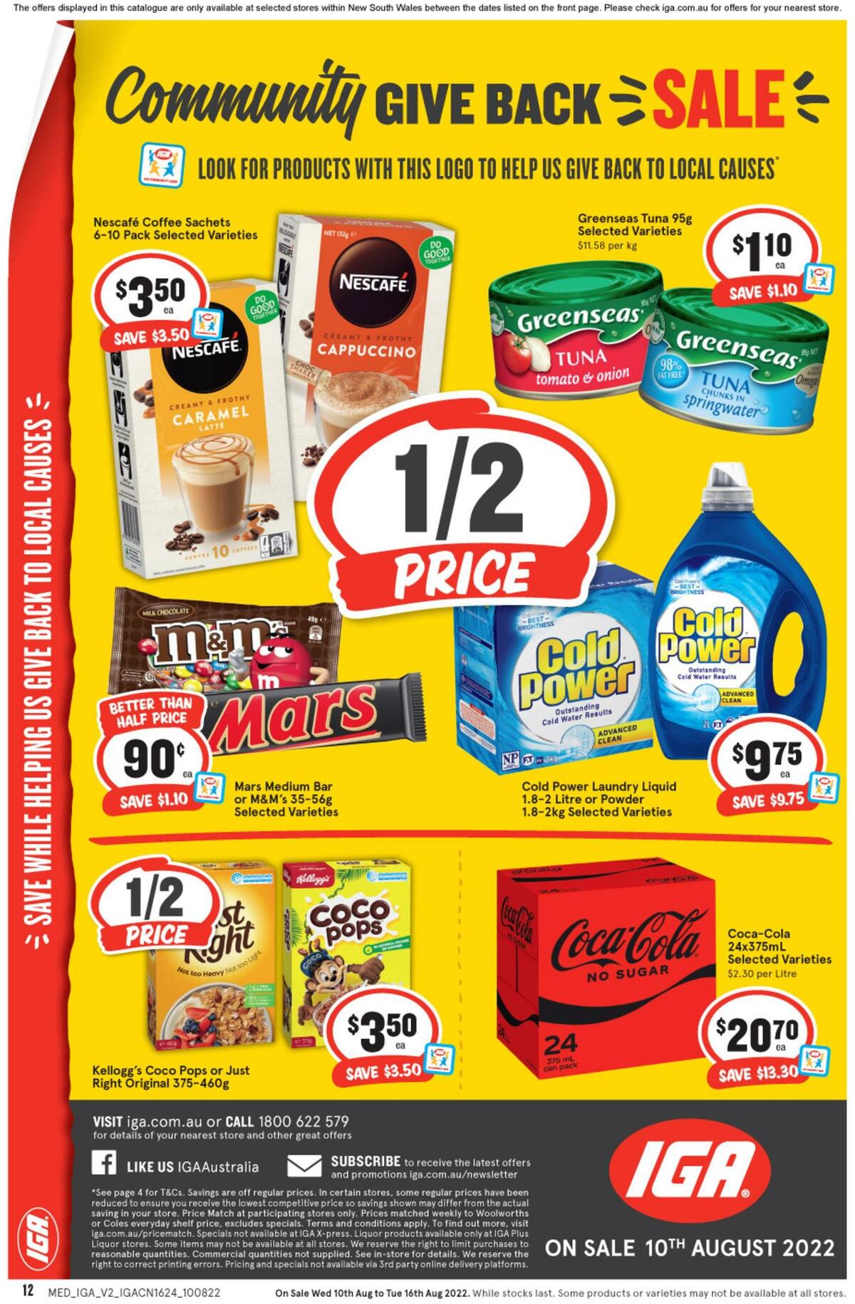 IGA Catalogues from 10 August