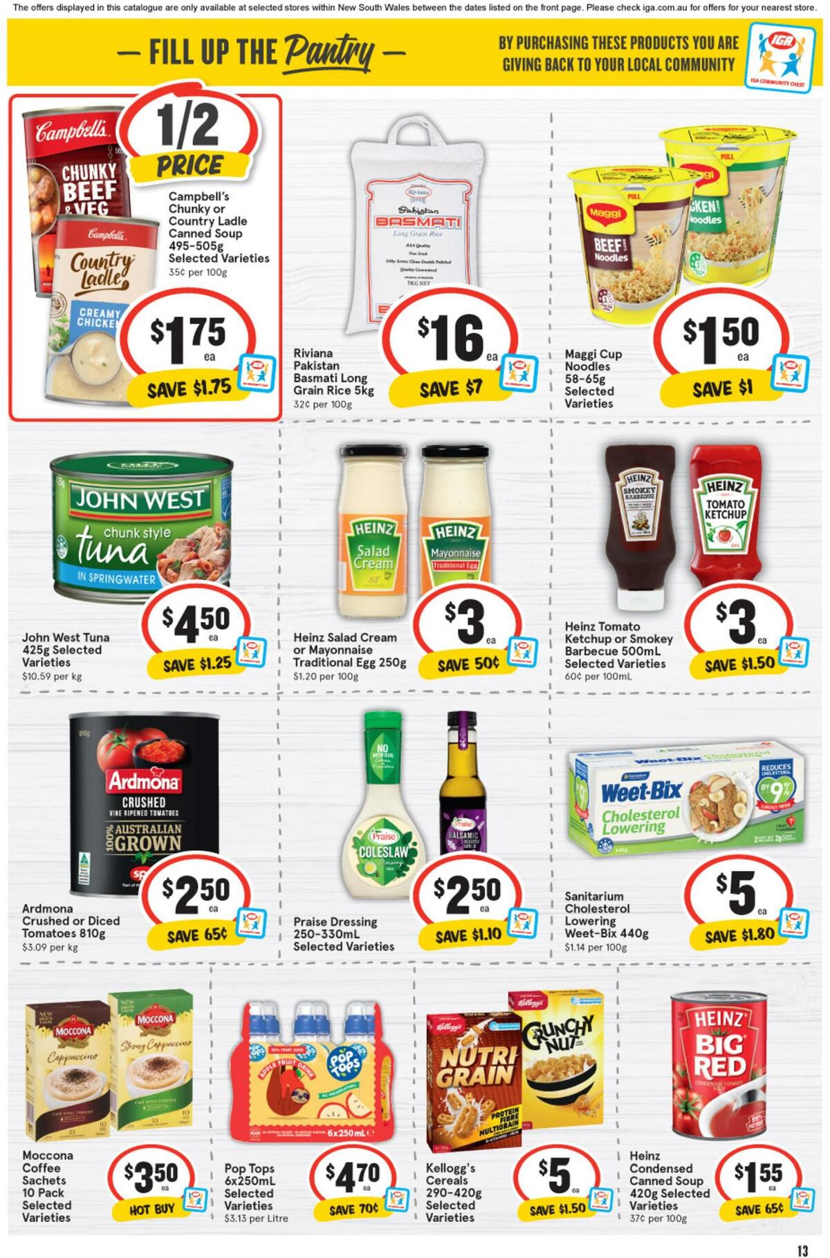 IGA Catalogues from 17 August
