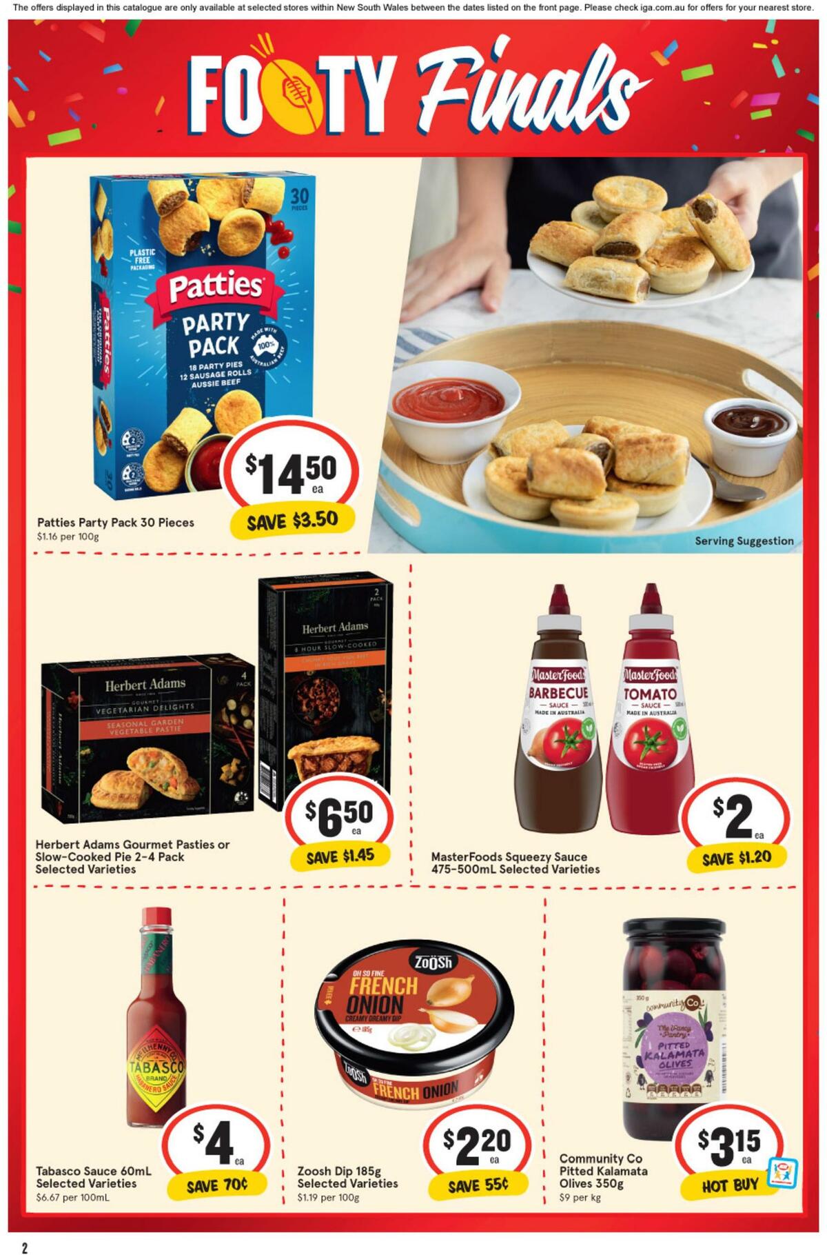 IGA Catalogues from 21 September
