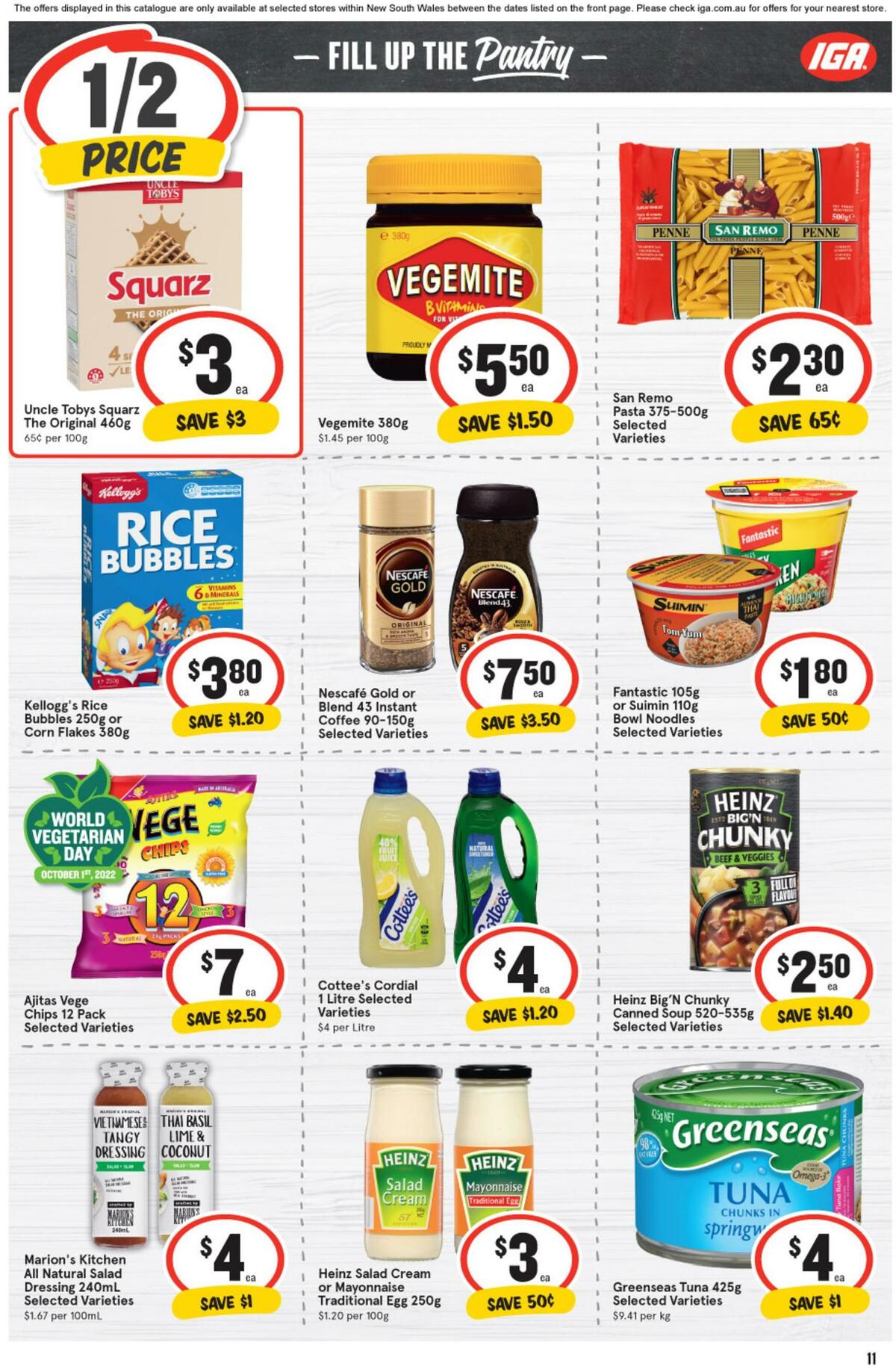 IGA Catalogues from 28 September