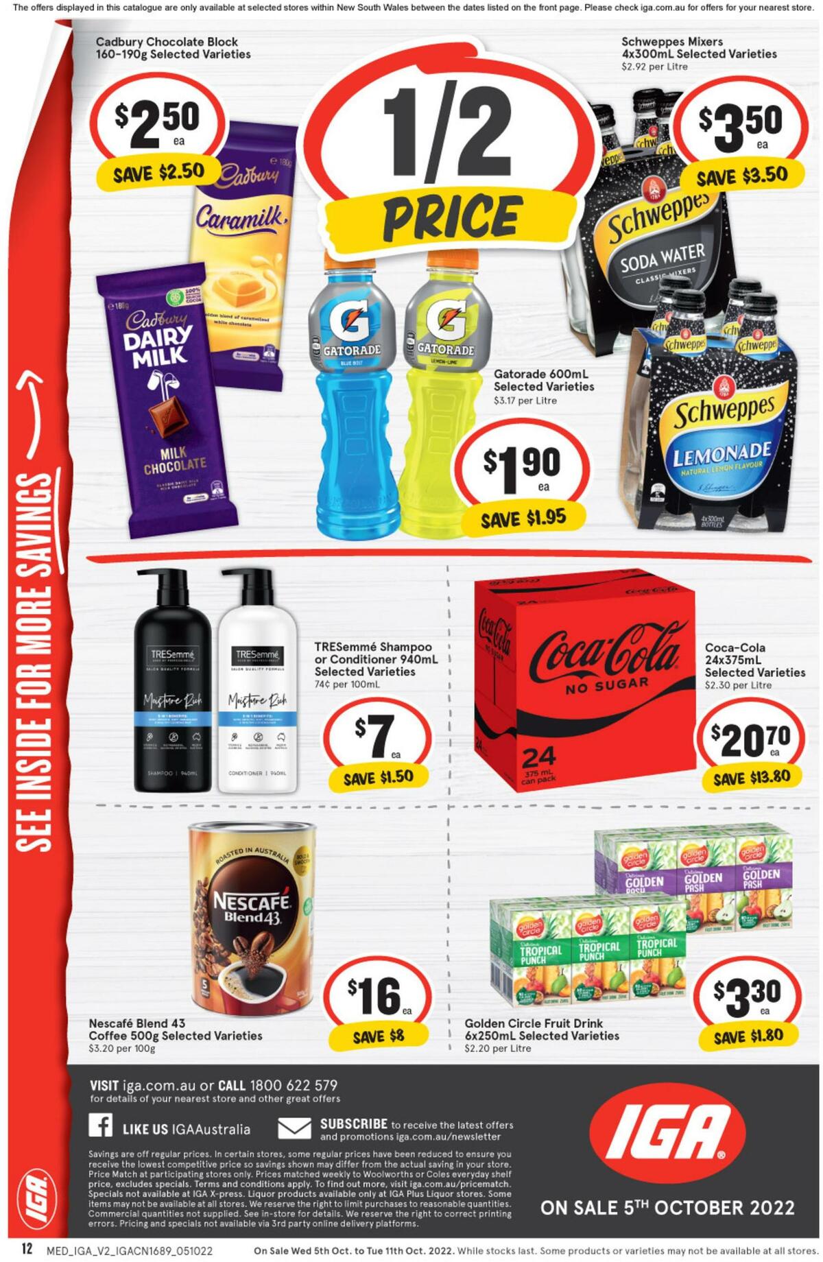 IGA Catalogues from 5 October
