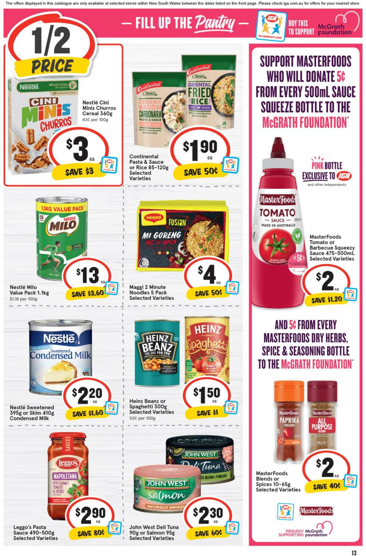 IGA Catalogues from 12 October