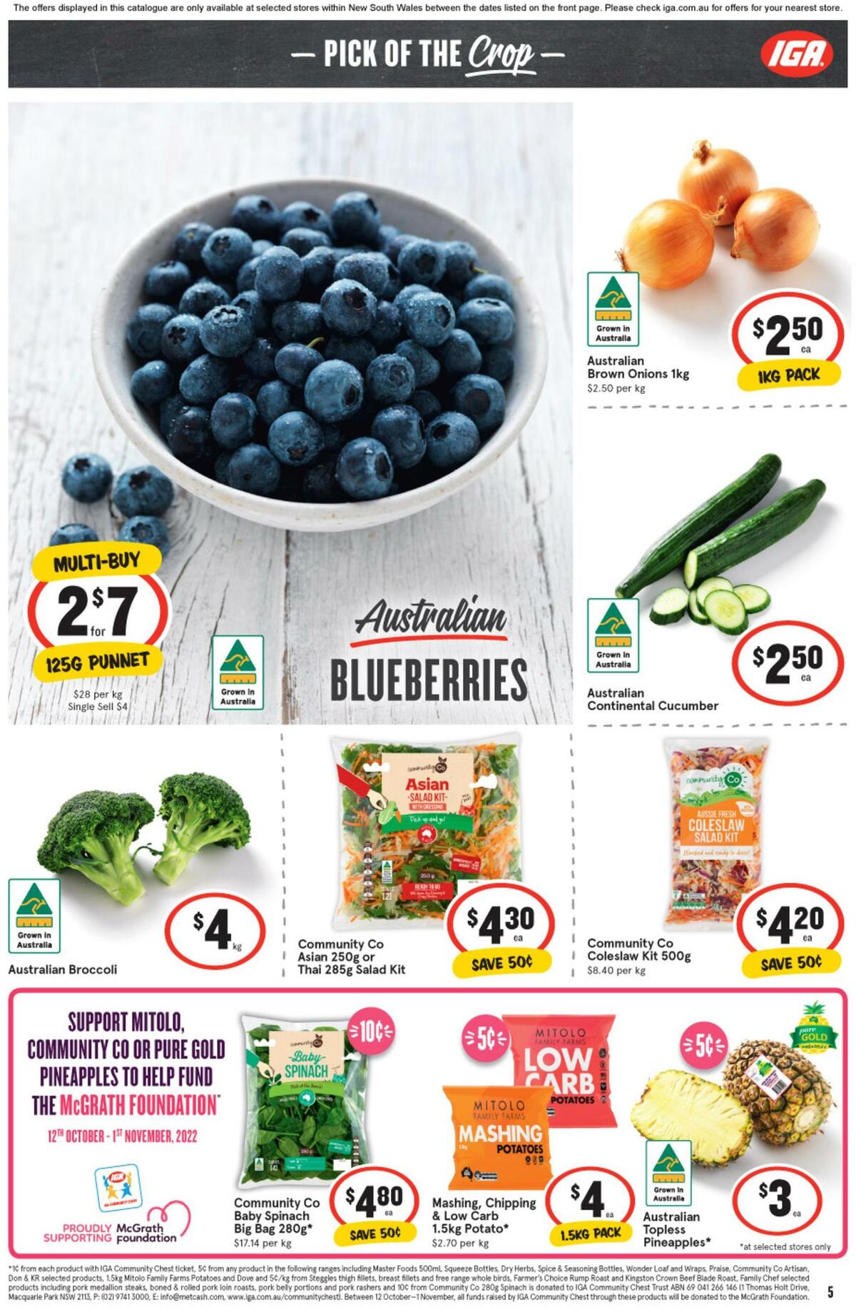 IGA Catalogues from 12 October