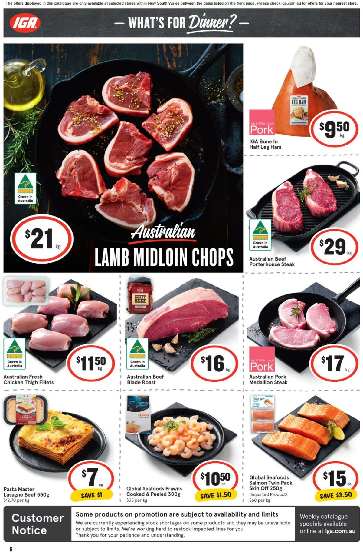 IGA Catalogues from 12 October