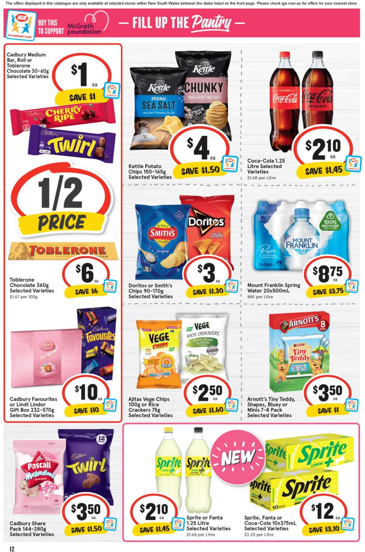 IGA Catalogues from 12 October