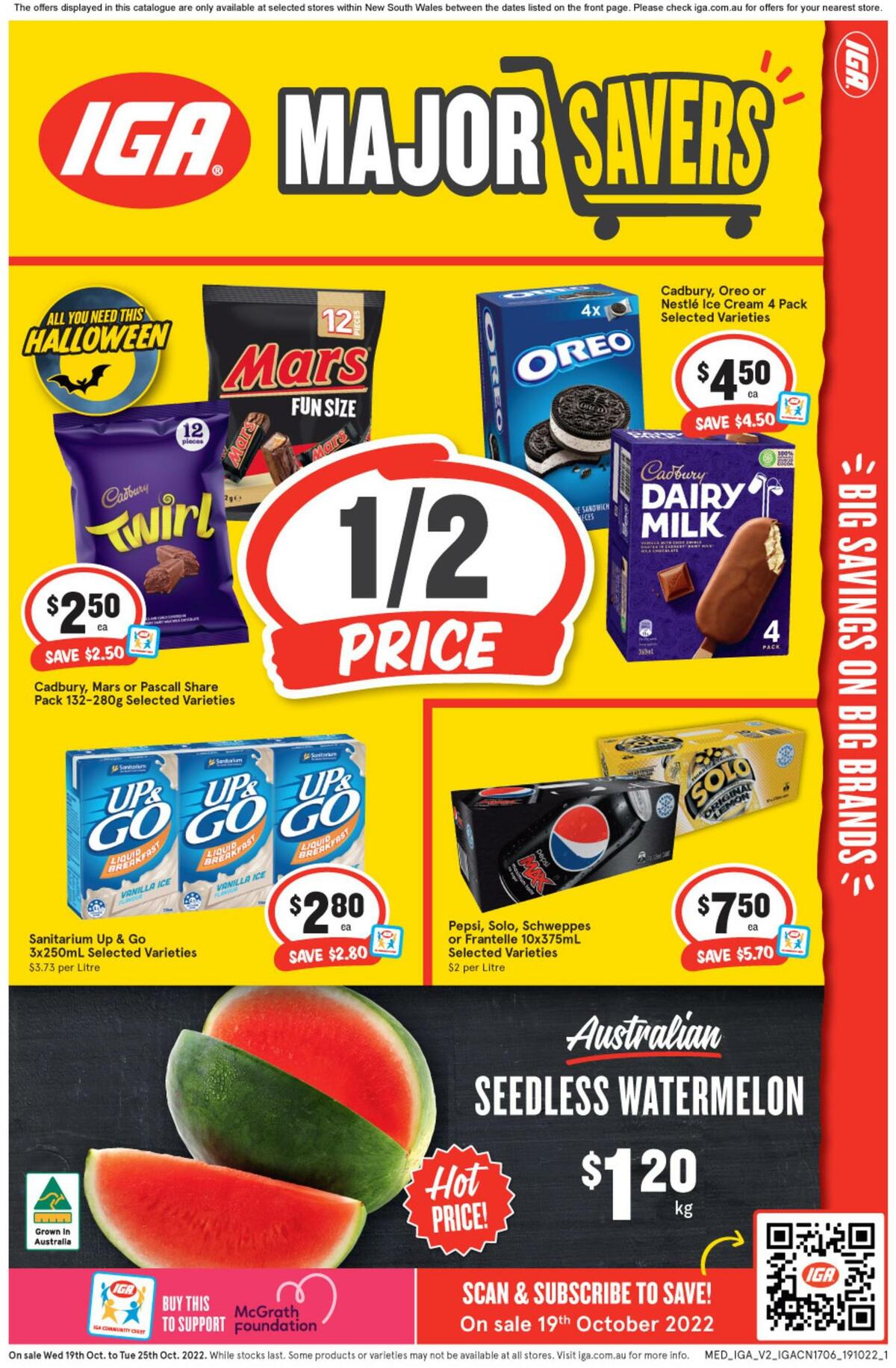 IGA Catalogues from 19 October