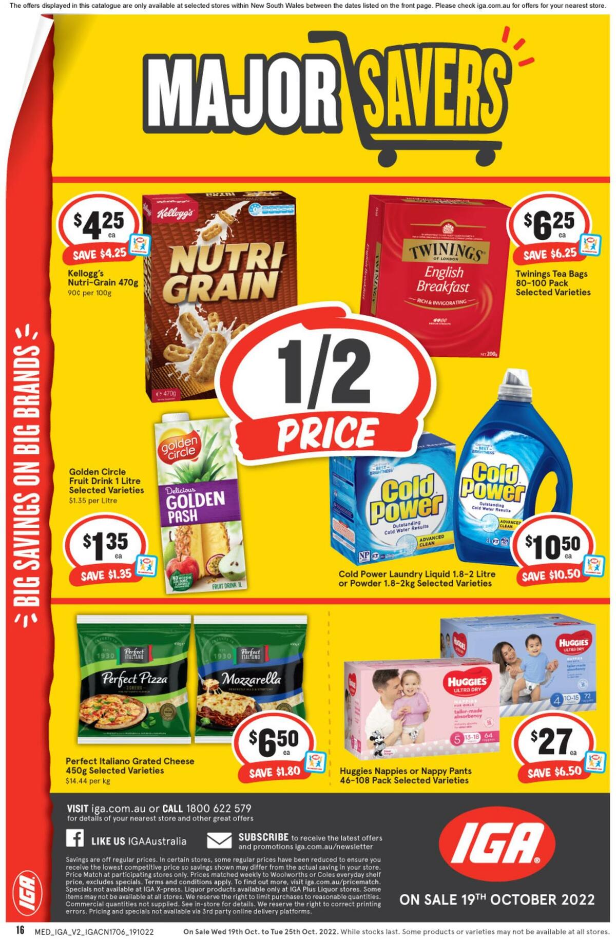 IGA Catalogues from 19 October