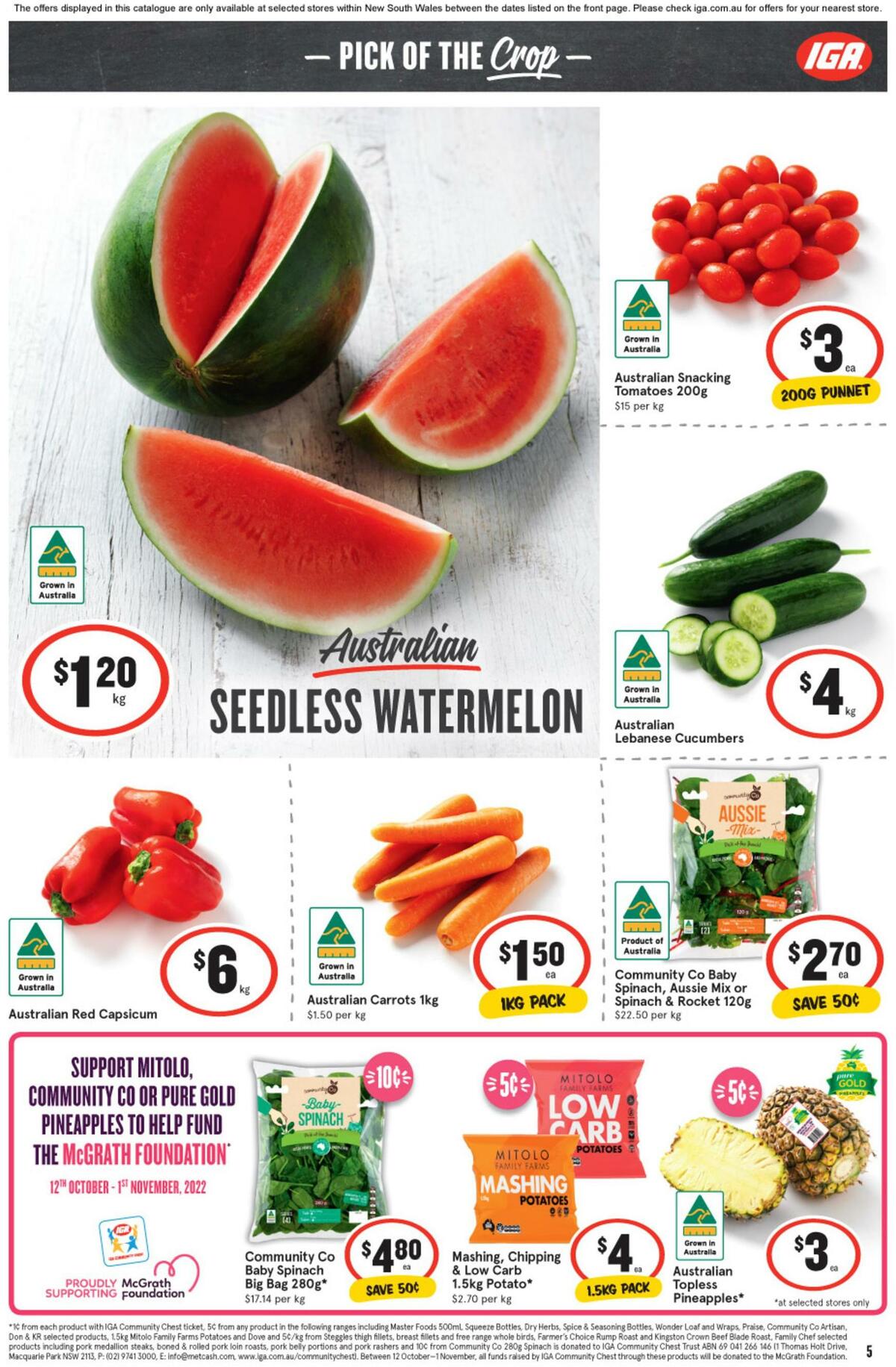 IGA Catalogues from 19 October