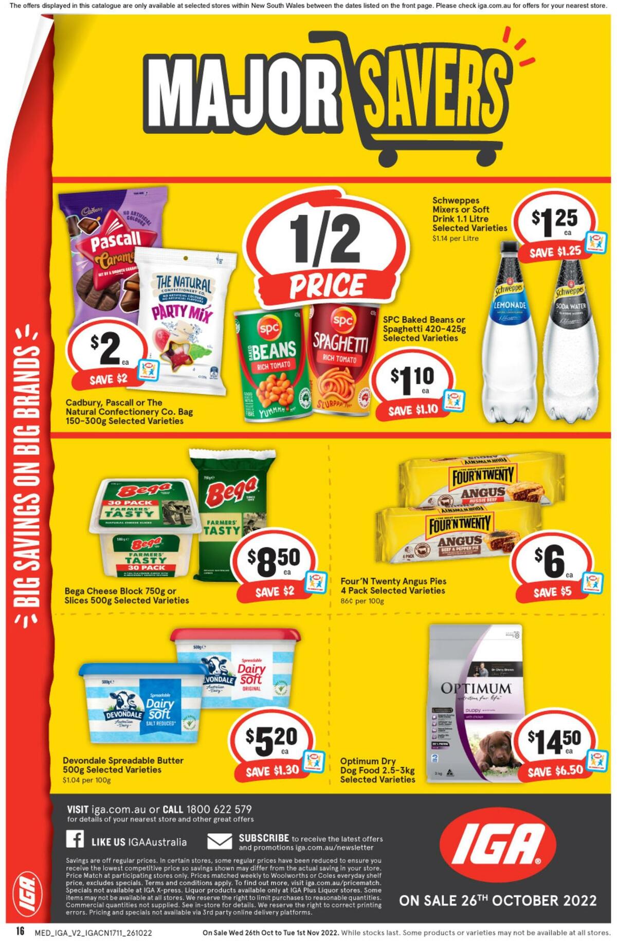 IGA Catalogues from 26 October