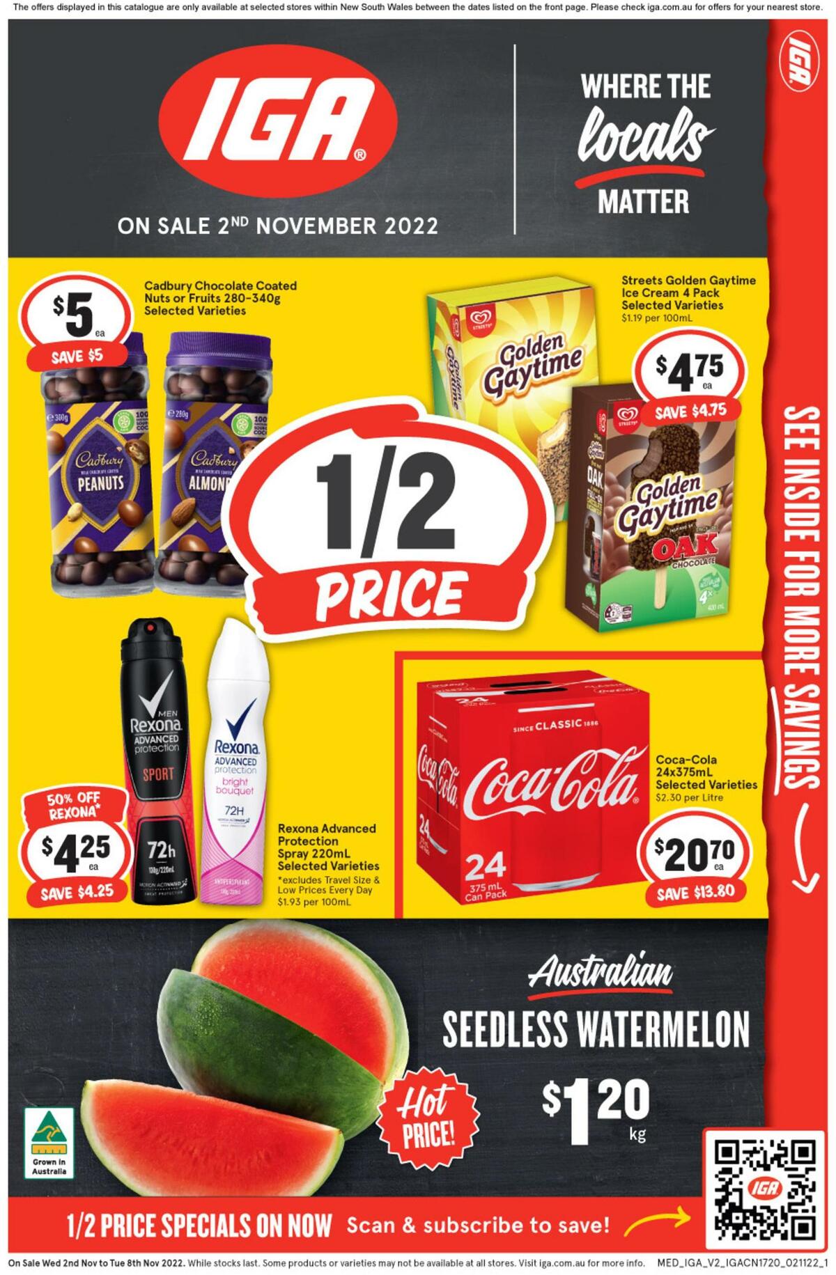 IGA Catalogues from 2 November
