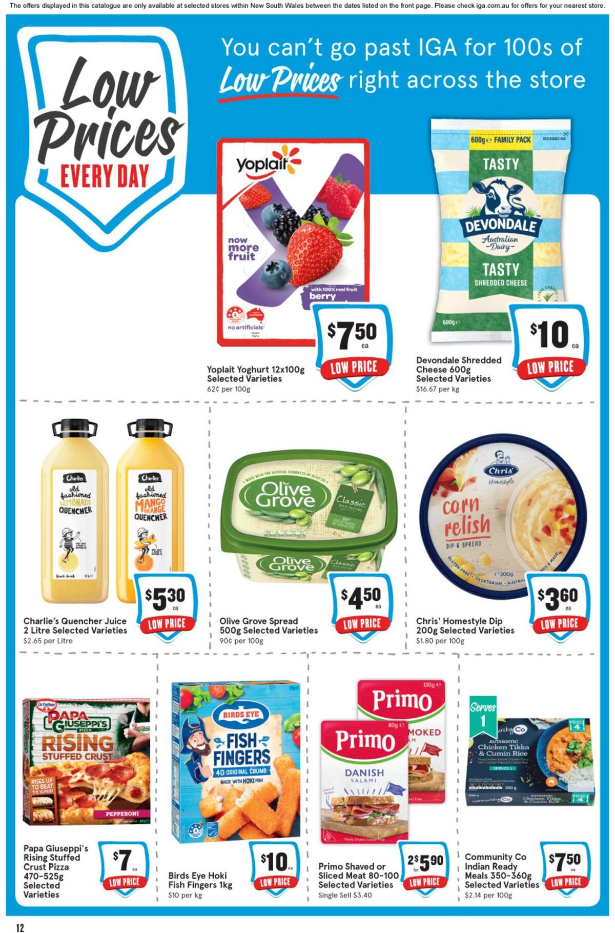 IGA Catalogues from 2 November