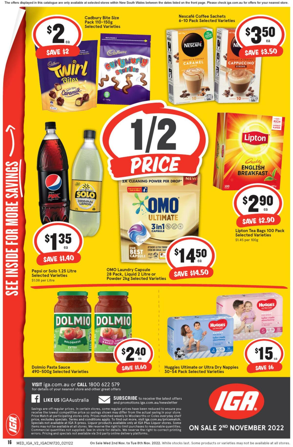 IGA Catalogues from 2 November