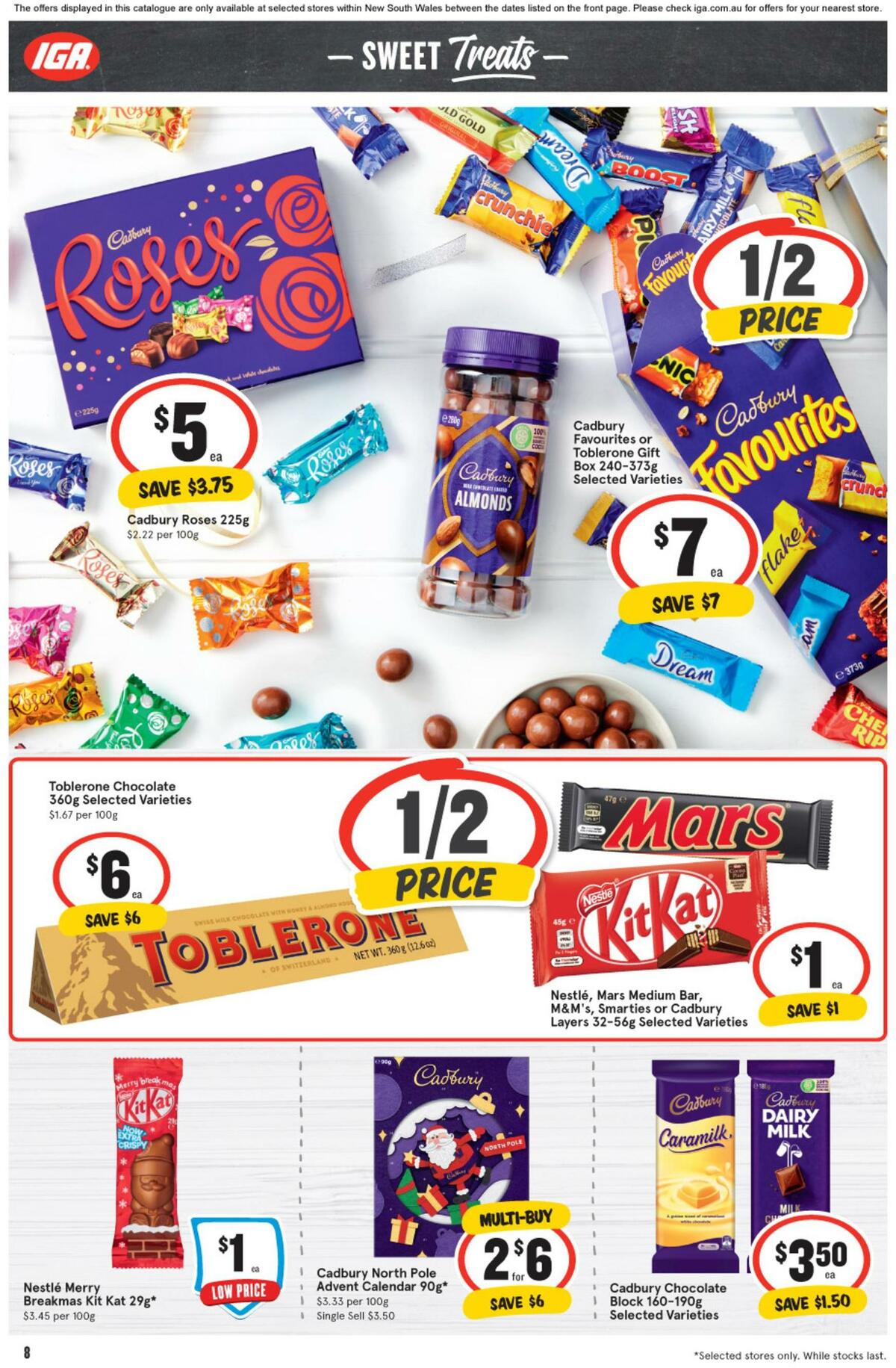 IGA Catalogues from 2 November