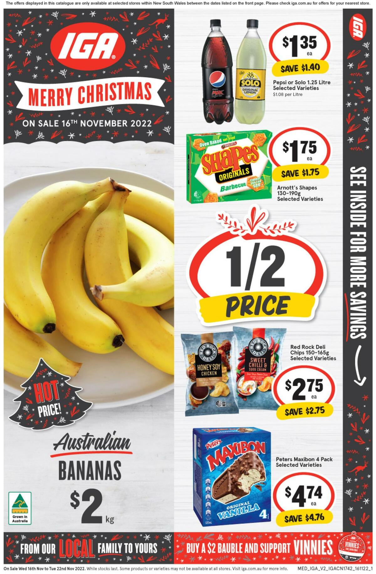 IGA Catalogues from 16 November