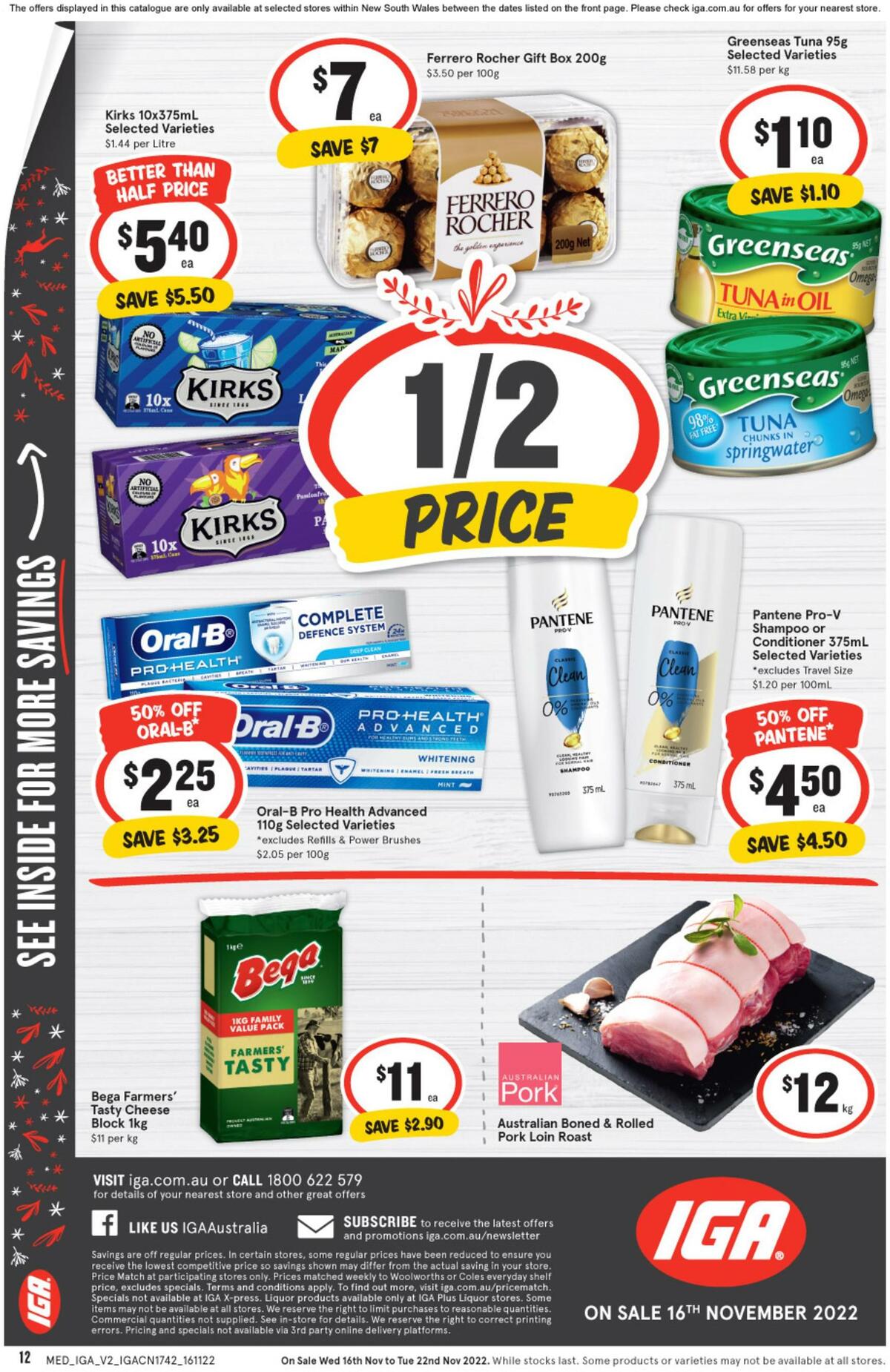 IGA Catalogues from 16 November