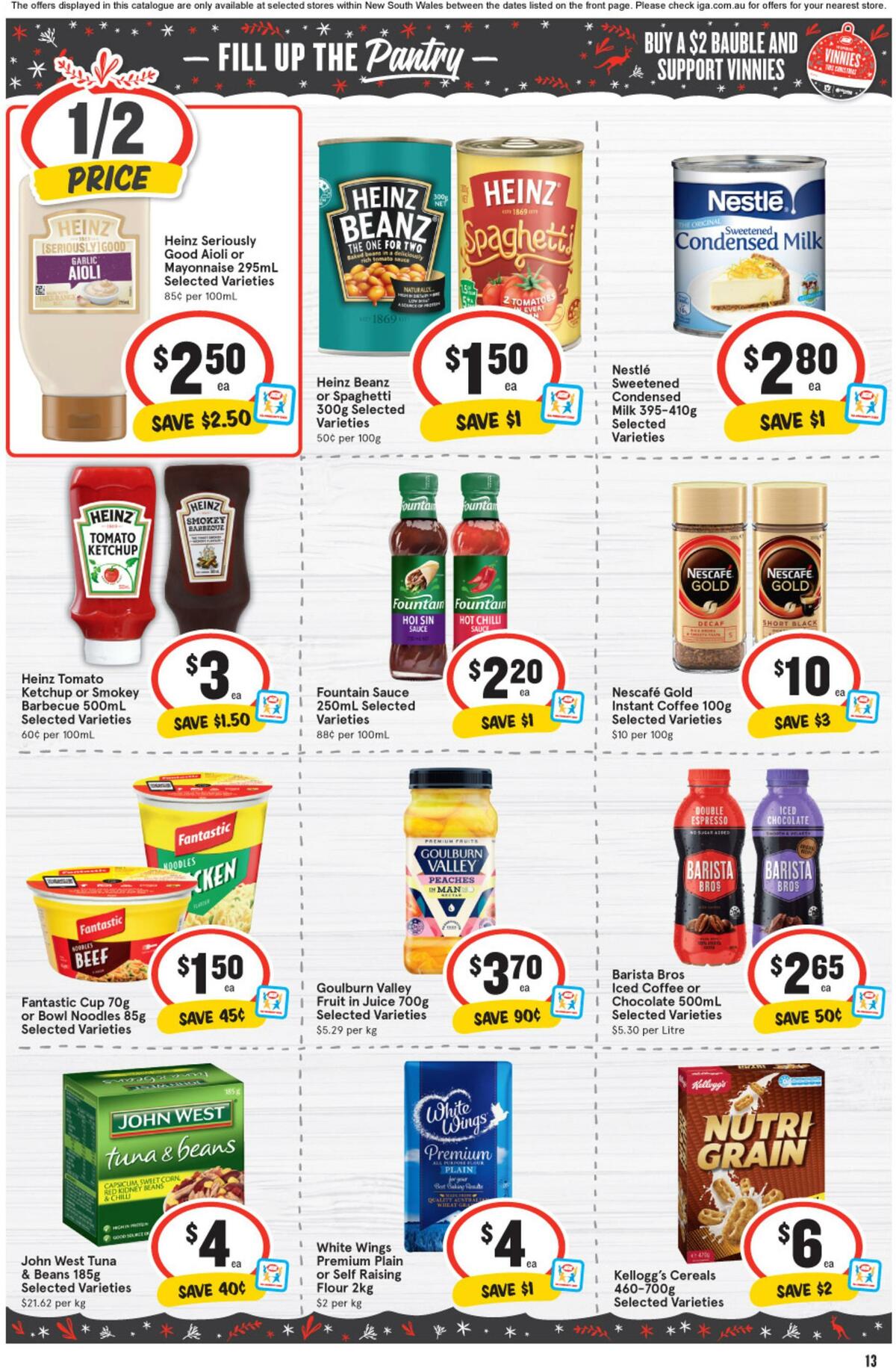 IGA Catalogues from 14 December