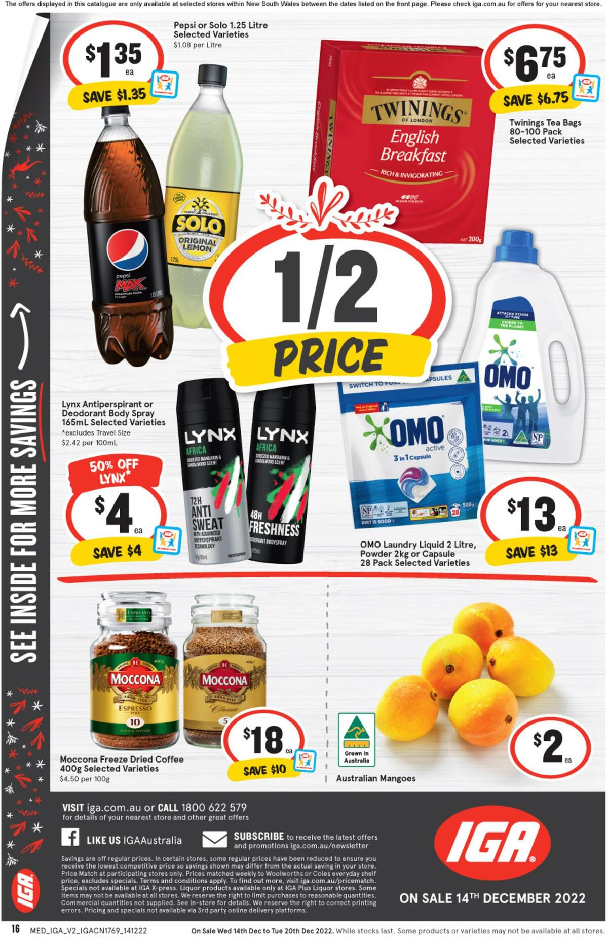 IGA Catalogues from 14 December