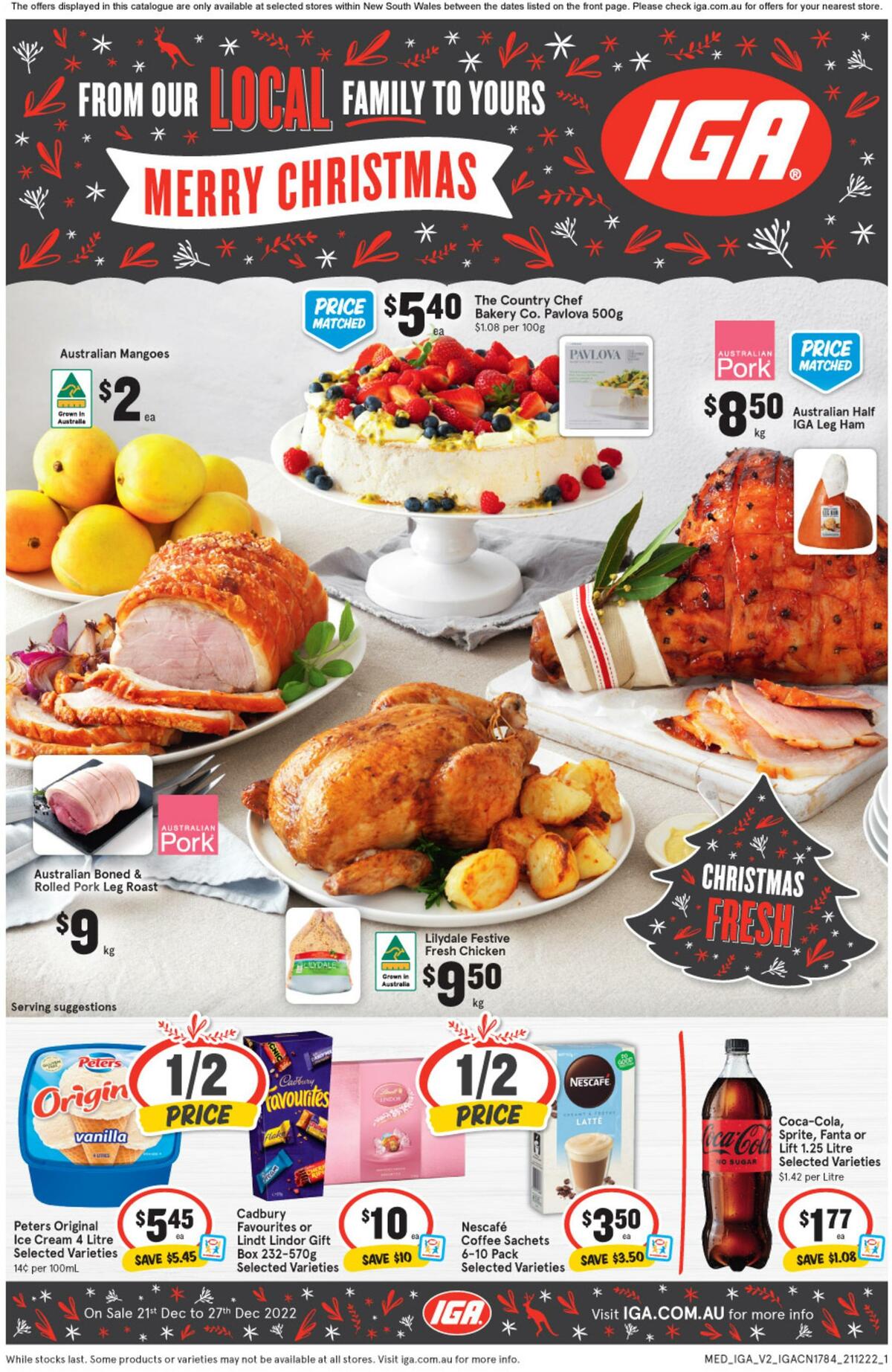 IGA Catalogues from 21 December