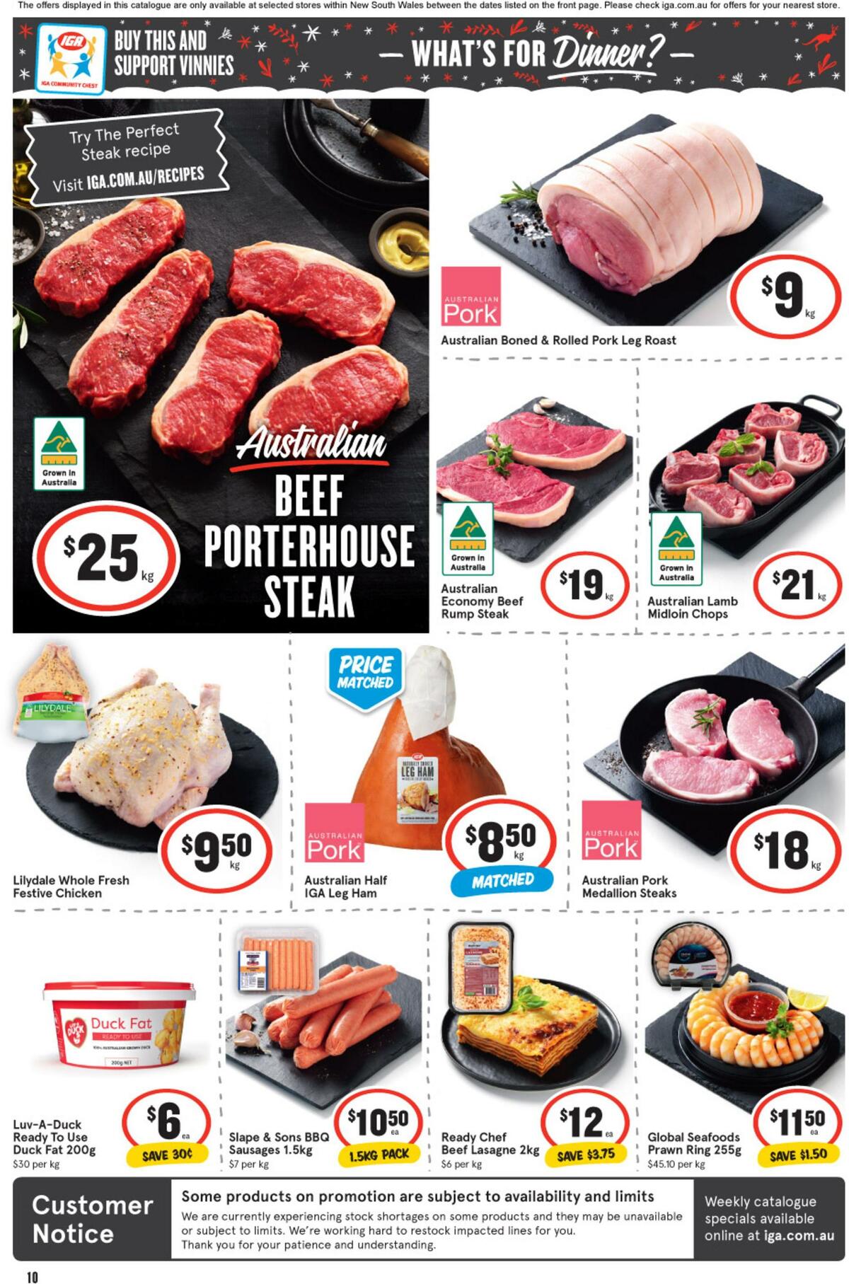 IGA Catalogues from 21 December