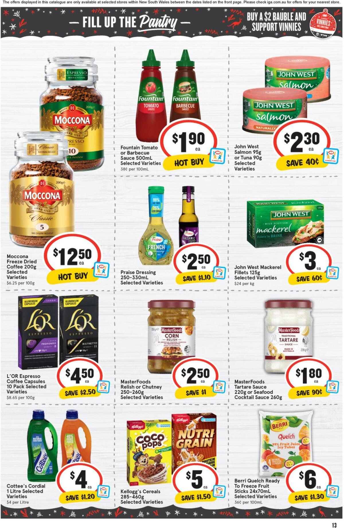 IGA Catalogues from 21 December