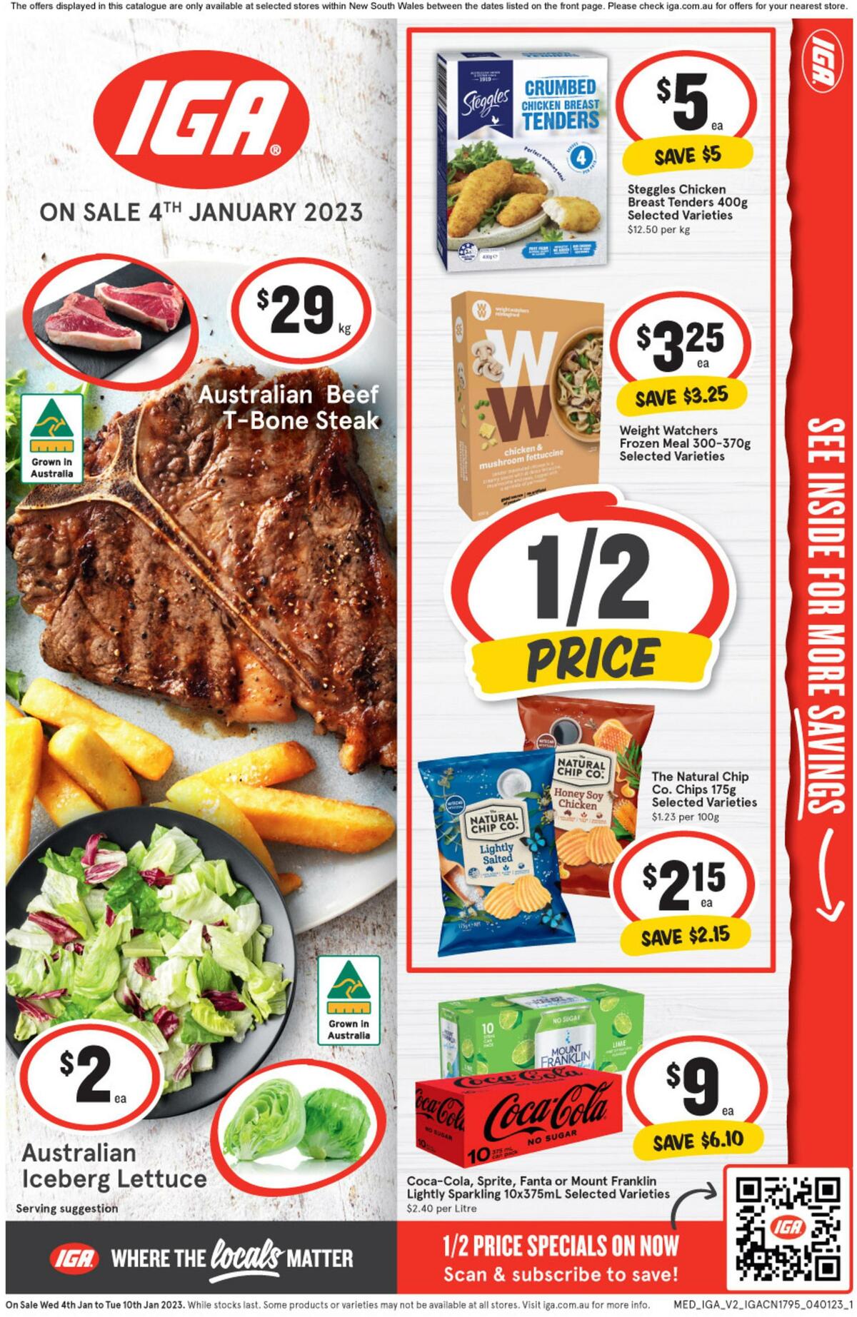 IGA Catalogues from 4 January