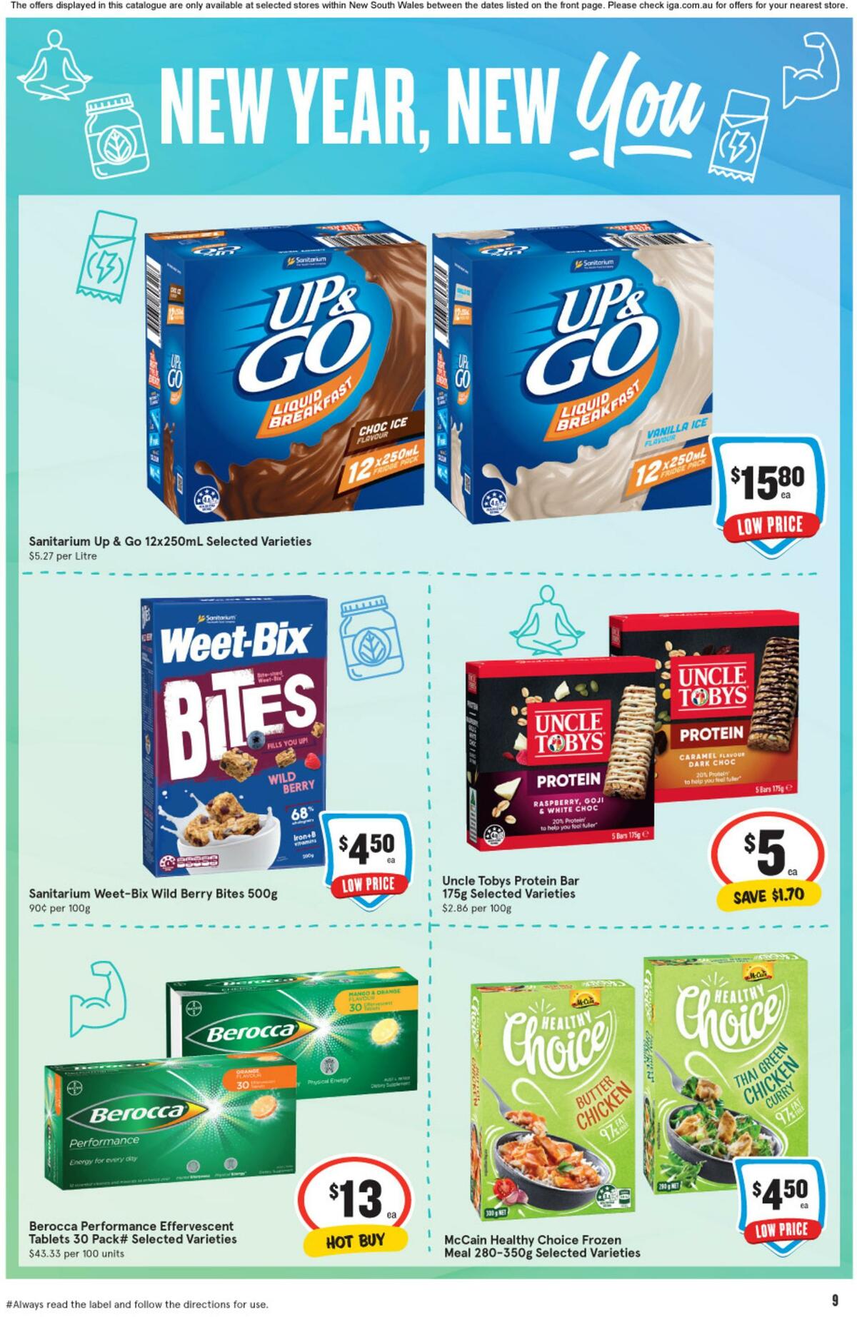 IGA Catalogues from 4 January