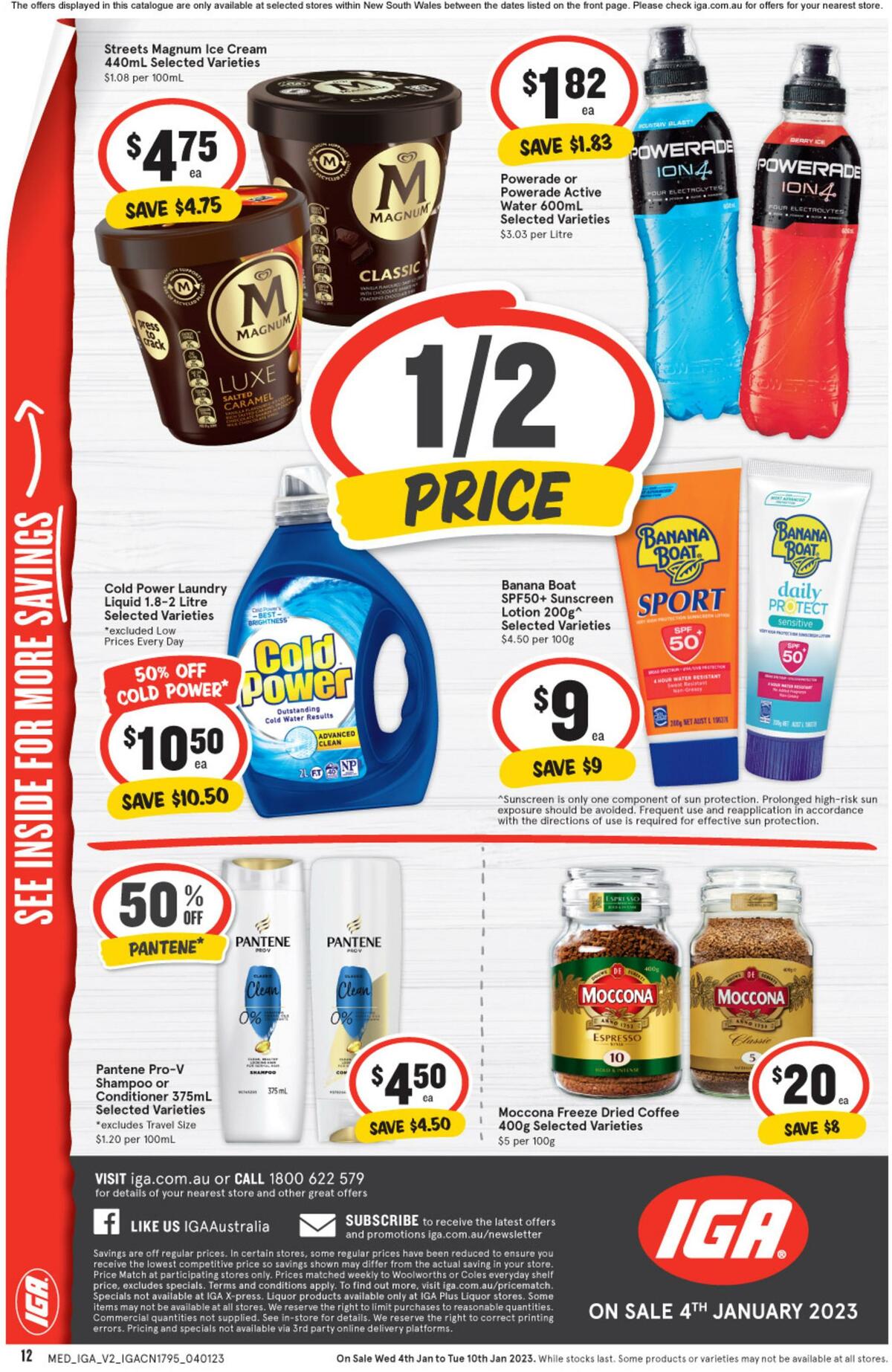 IGA Catalogues from 4 January