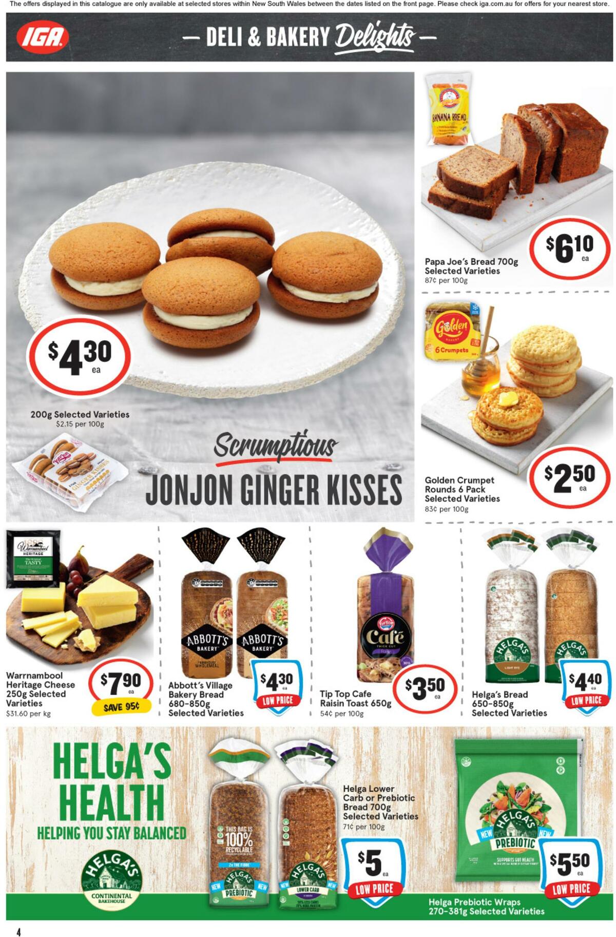 IGA Catalogues from 4 January