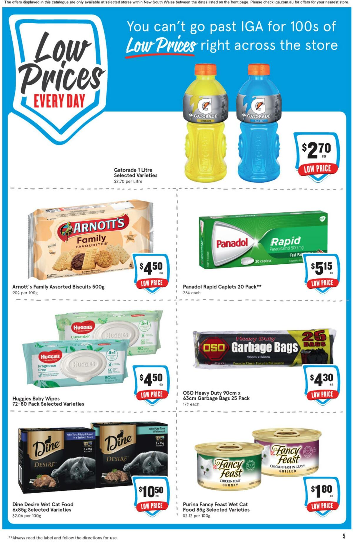 IGA Catalogues from 4 January