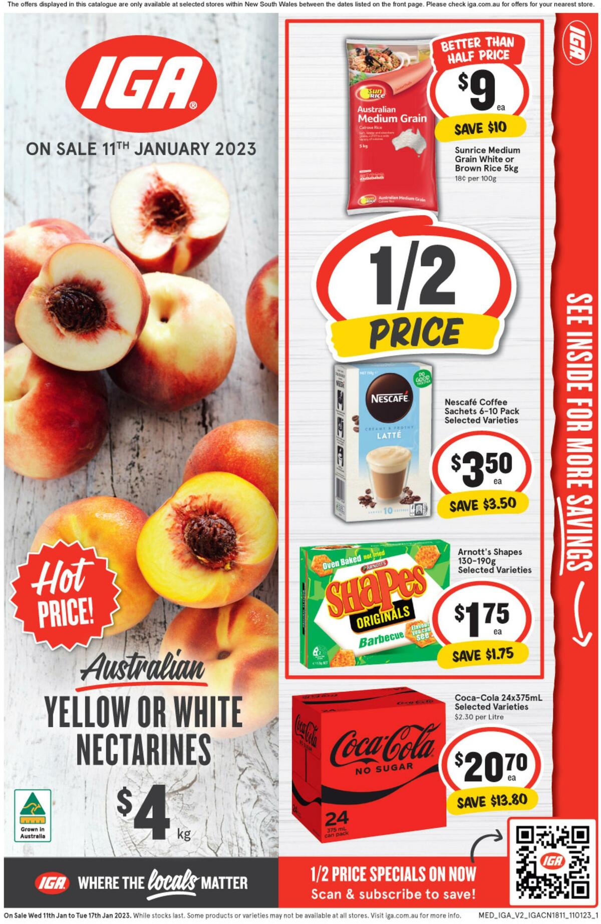 IGA Catalogues from 11 January