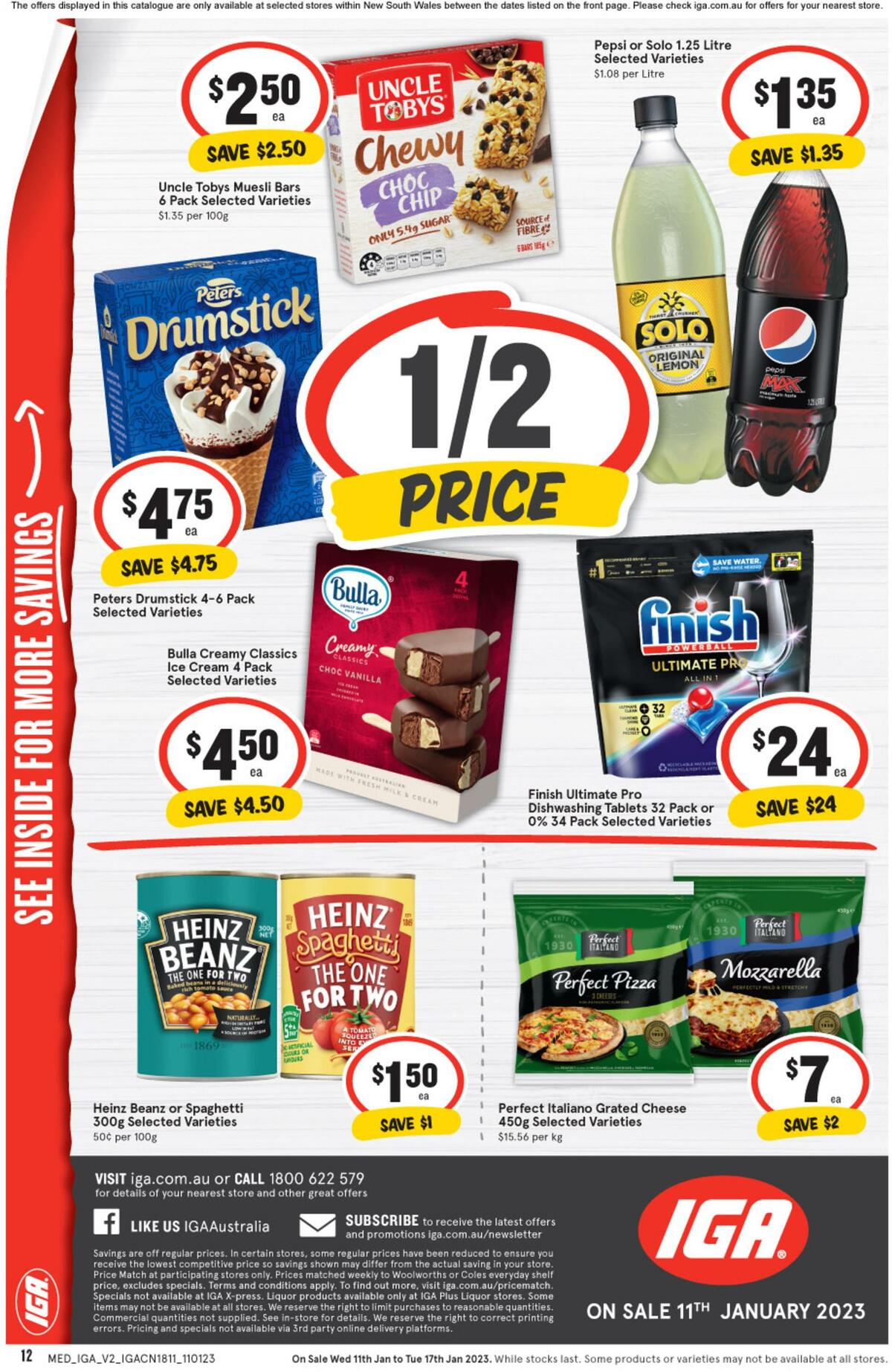 IGA Catalogues from 11 January