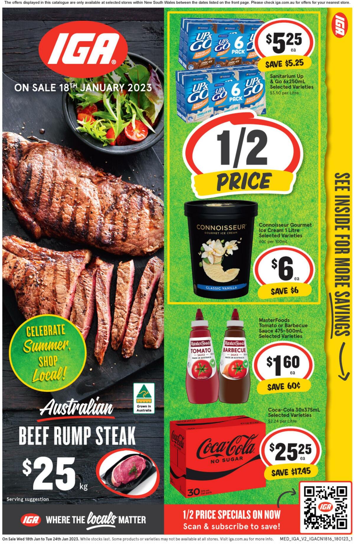 IGA Catalogues from 18 January