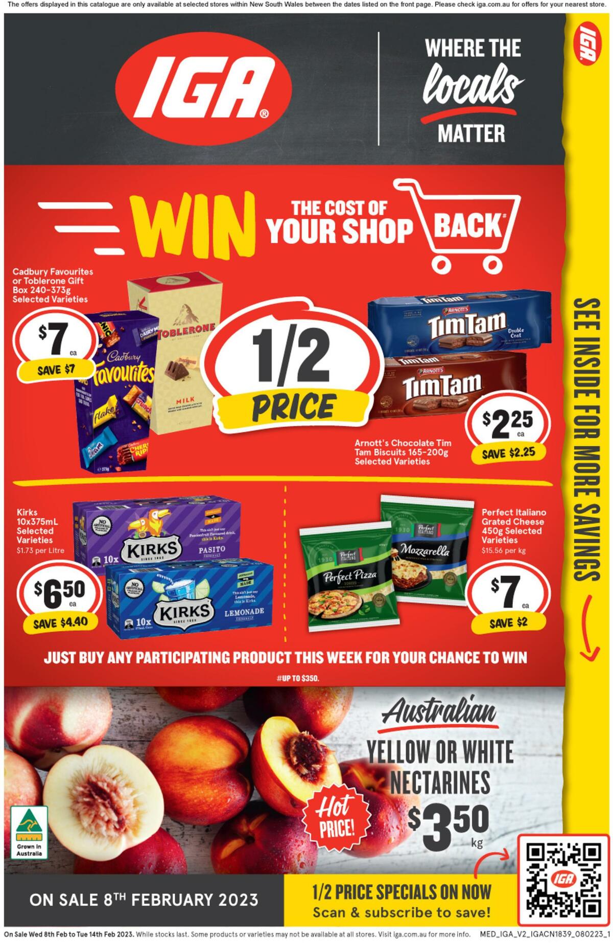 IGA Catalogues from 8 February