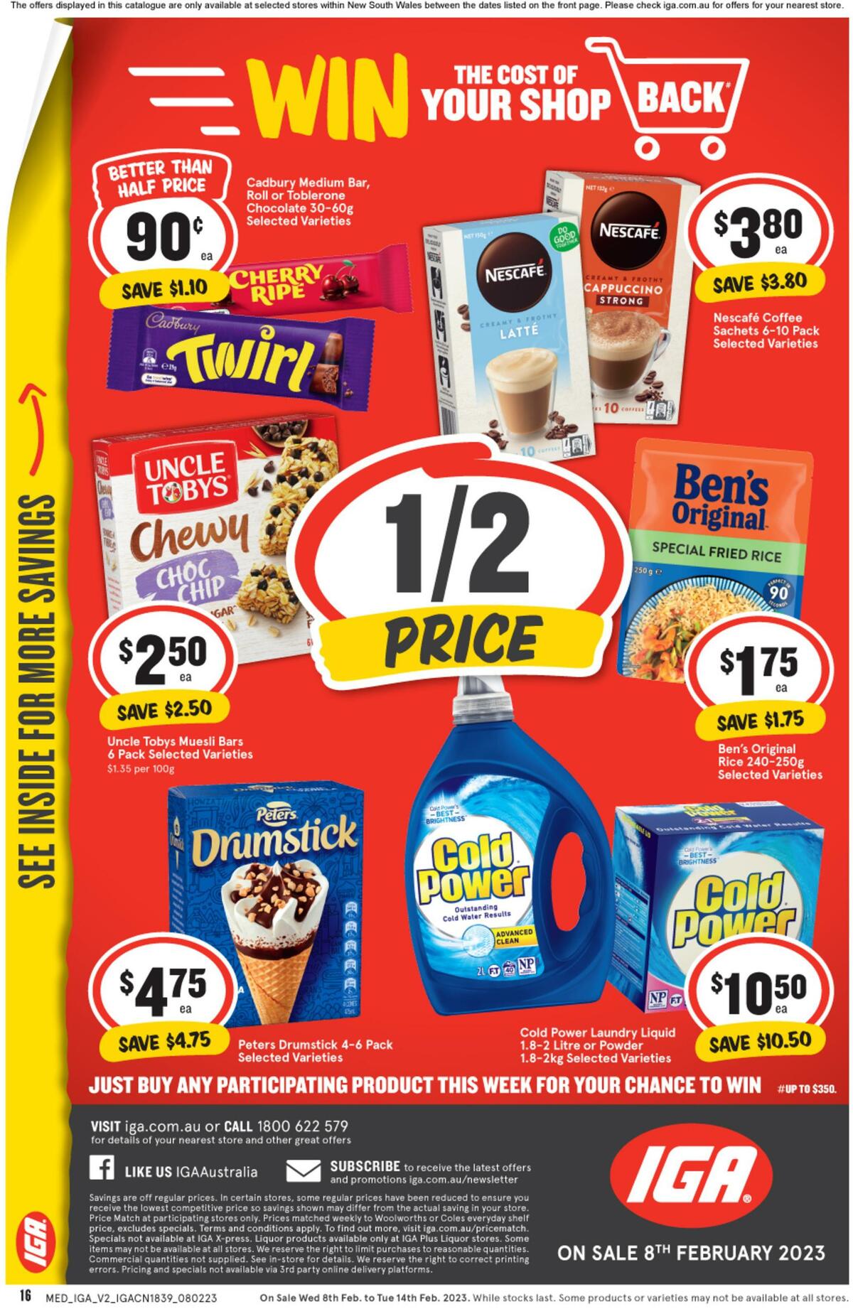 IGA Catalogues from 8 February