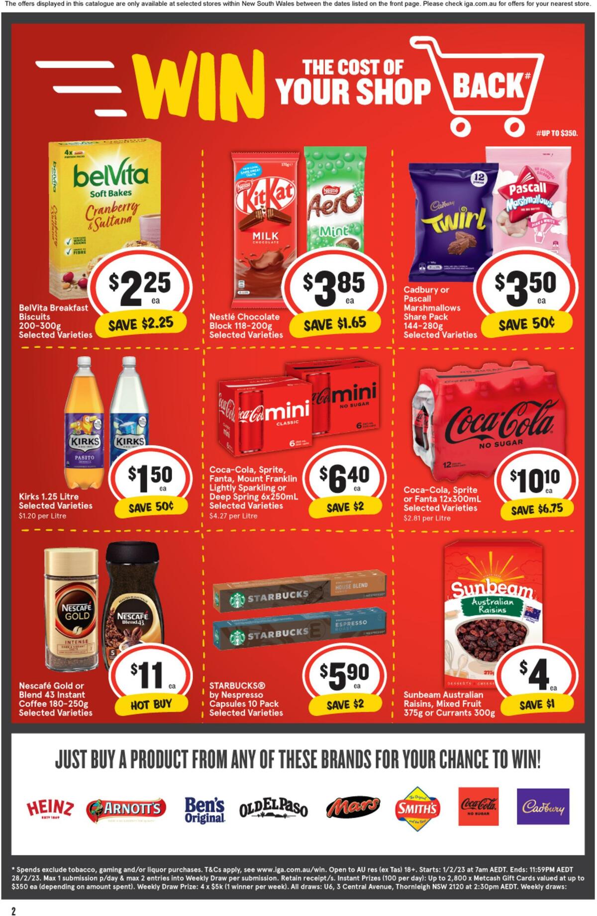 IGA Catalogues from 8 February