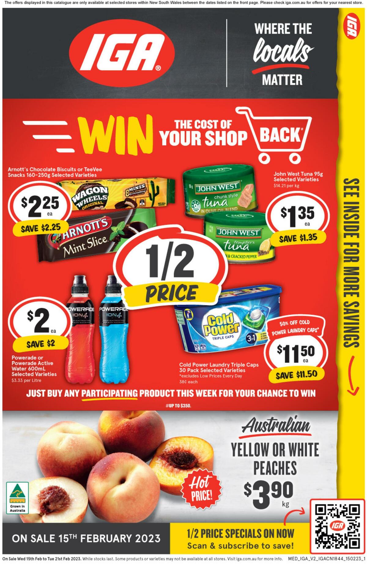 IGA Catalogues from 15 February