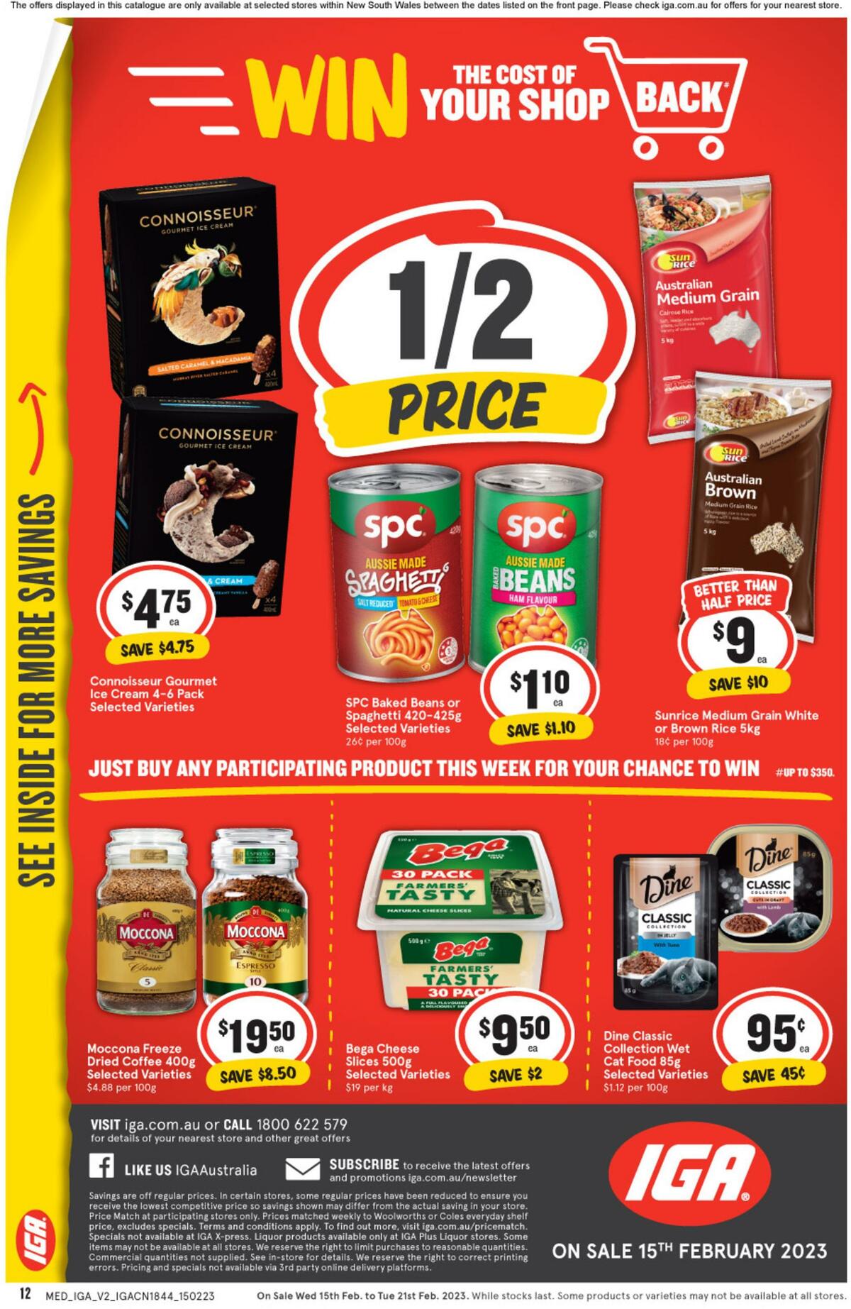 IGA Catalogues from 15 February