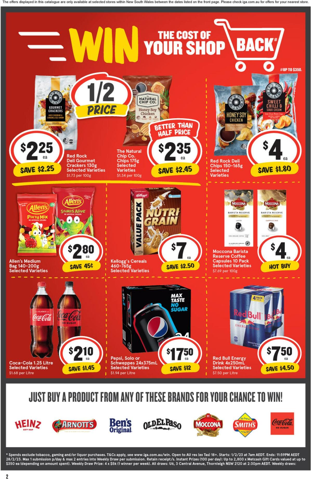 IGA Catalogues from 15 February