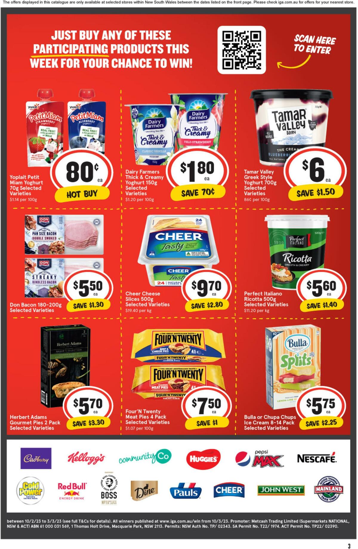 IGA Catalogues from 15 February