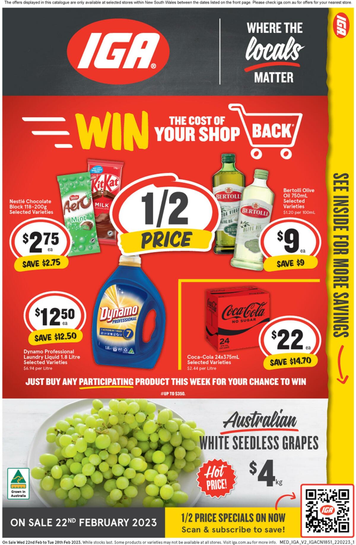 IGA Catalogues from 22 February