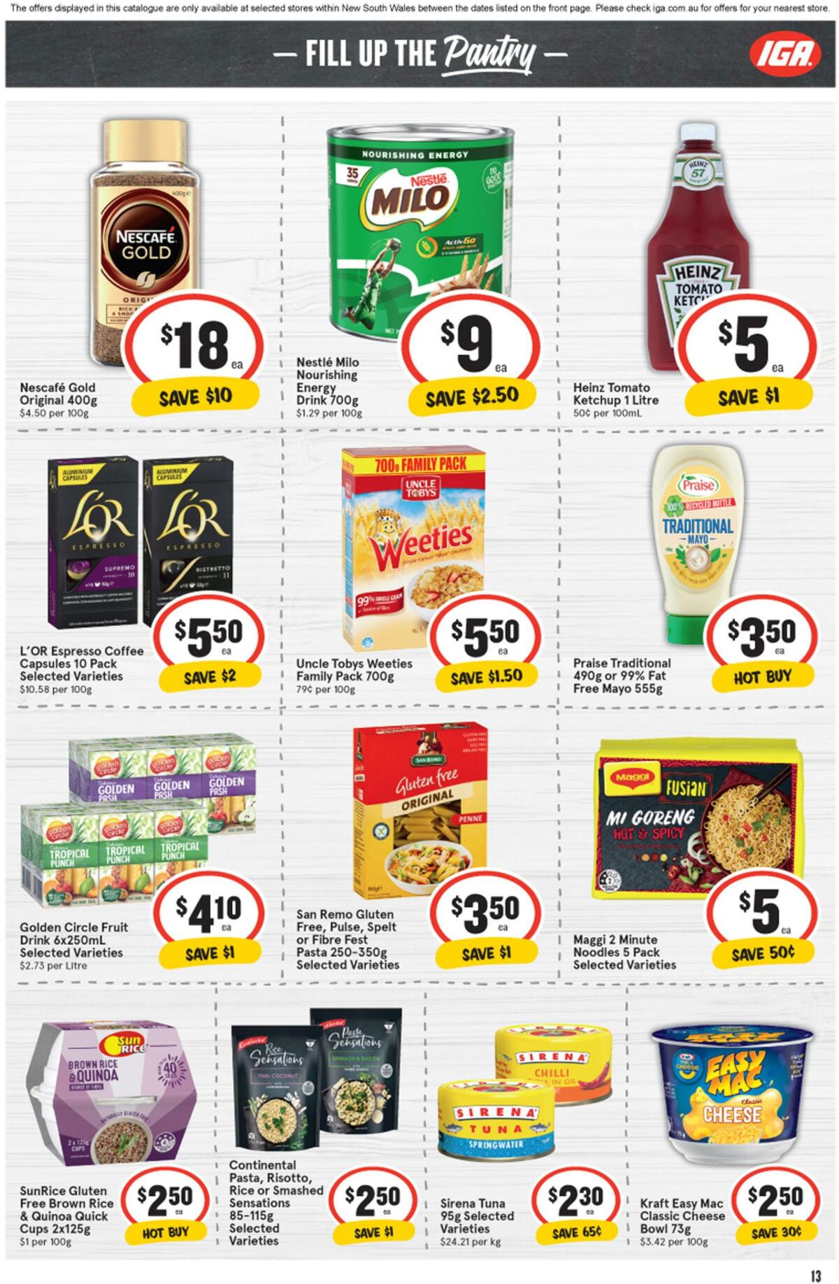 IGA Catalogues from 22 February