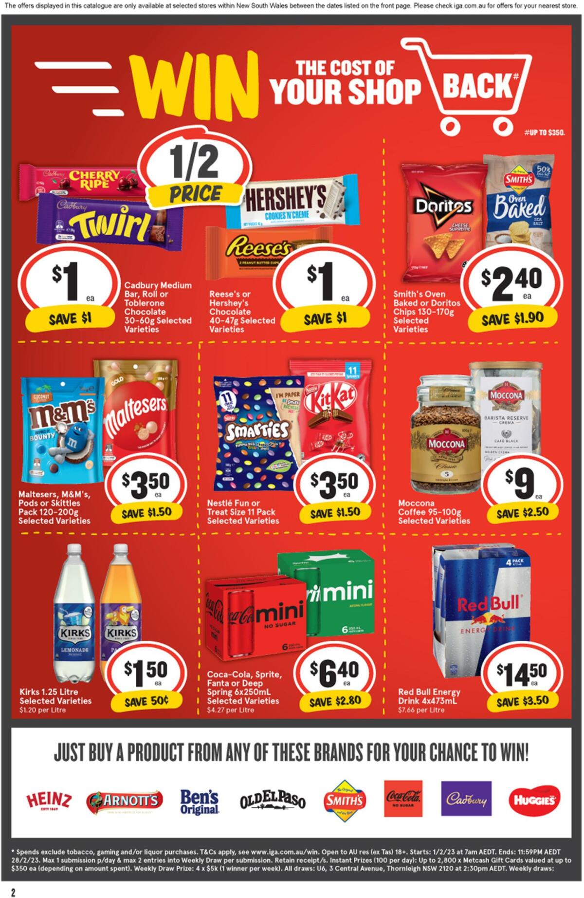 IGA Catalogues from 22 February