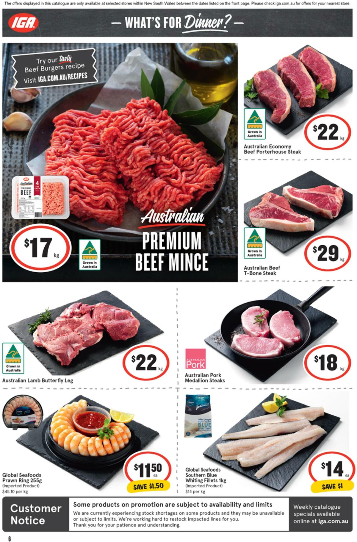 IGA Catalogues from 22 February