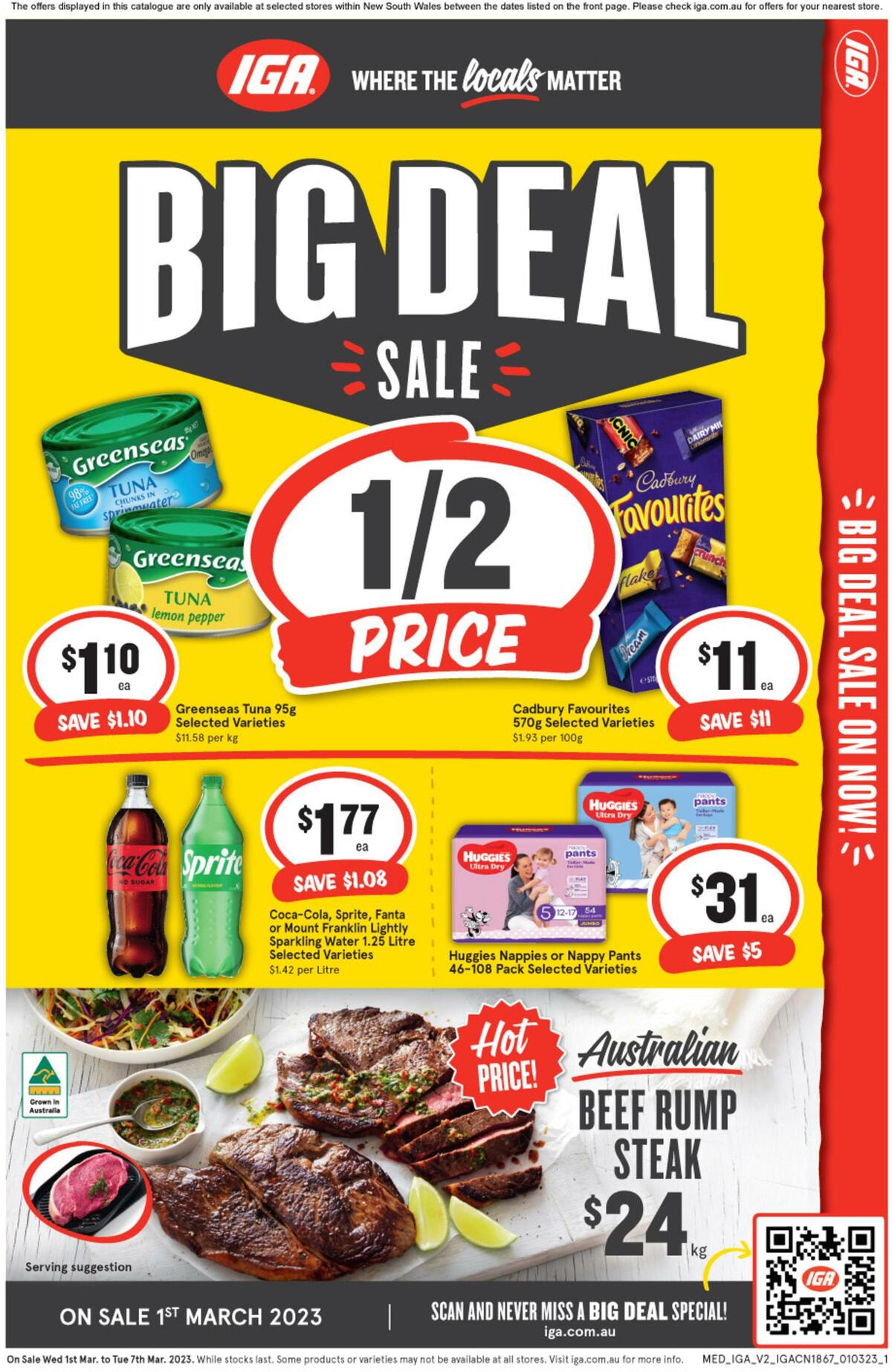 IGA Catalogues from 1 March