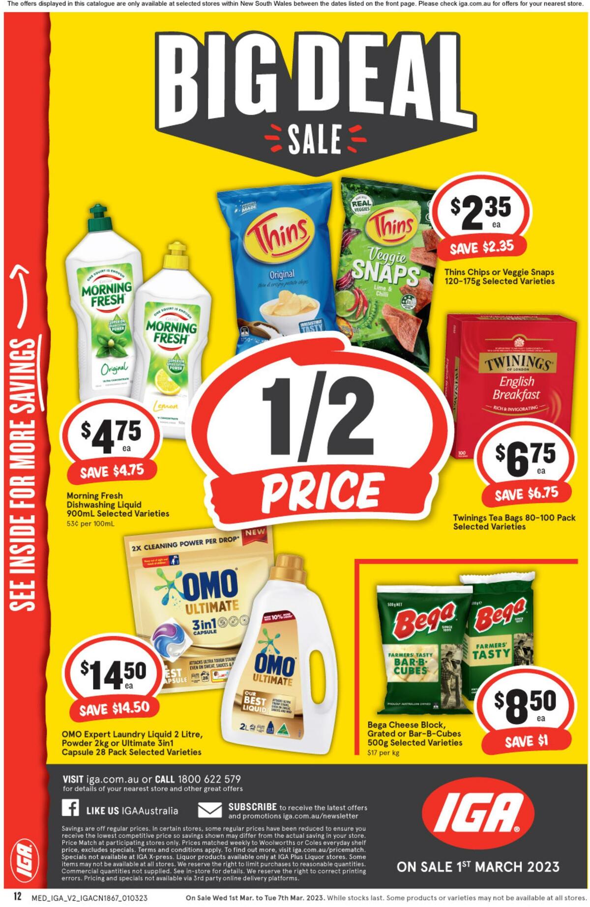 IGA Catalogues from 1 March